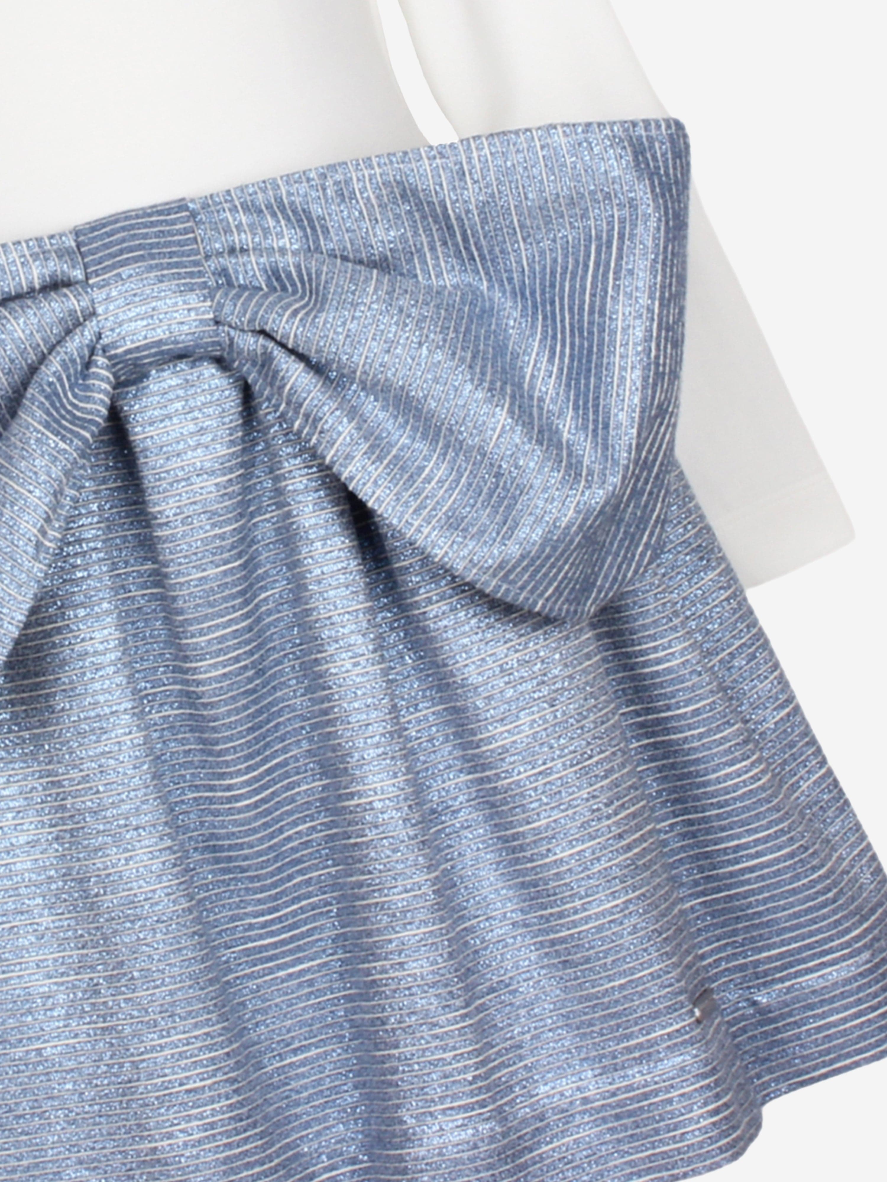 Jessie And James Girls Katlyn Dress in Blue Choice