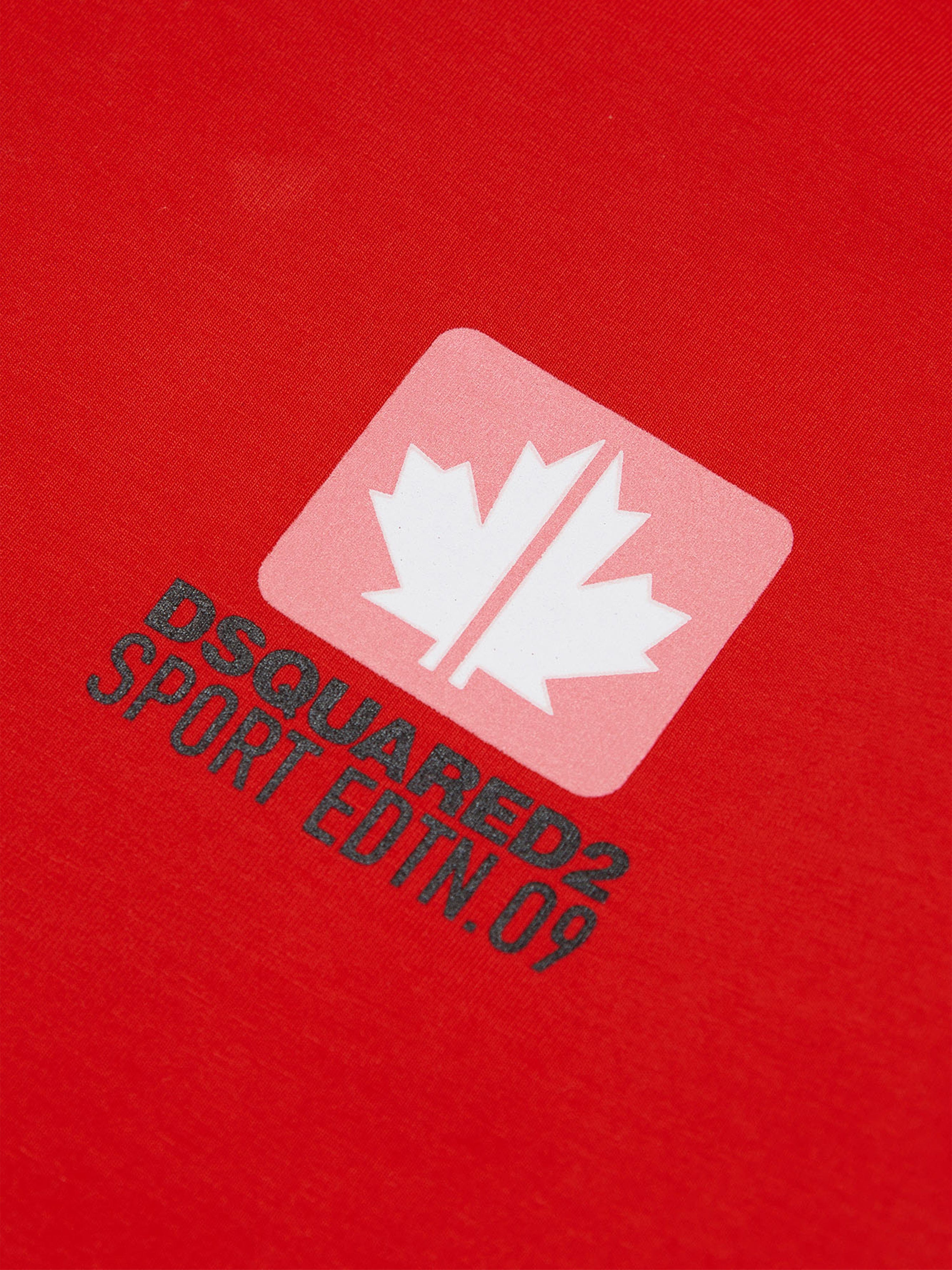 Dsquared2 Kids Logo T-Shirt in Red Outlet Locations