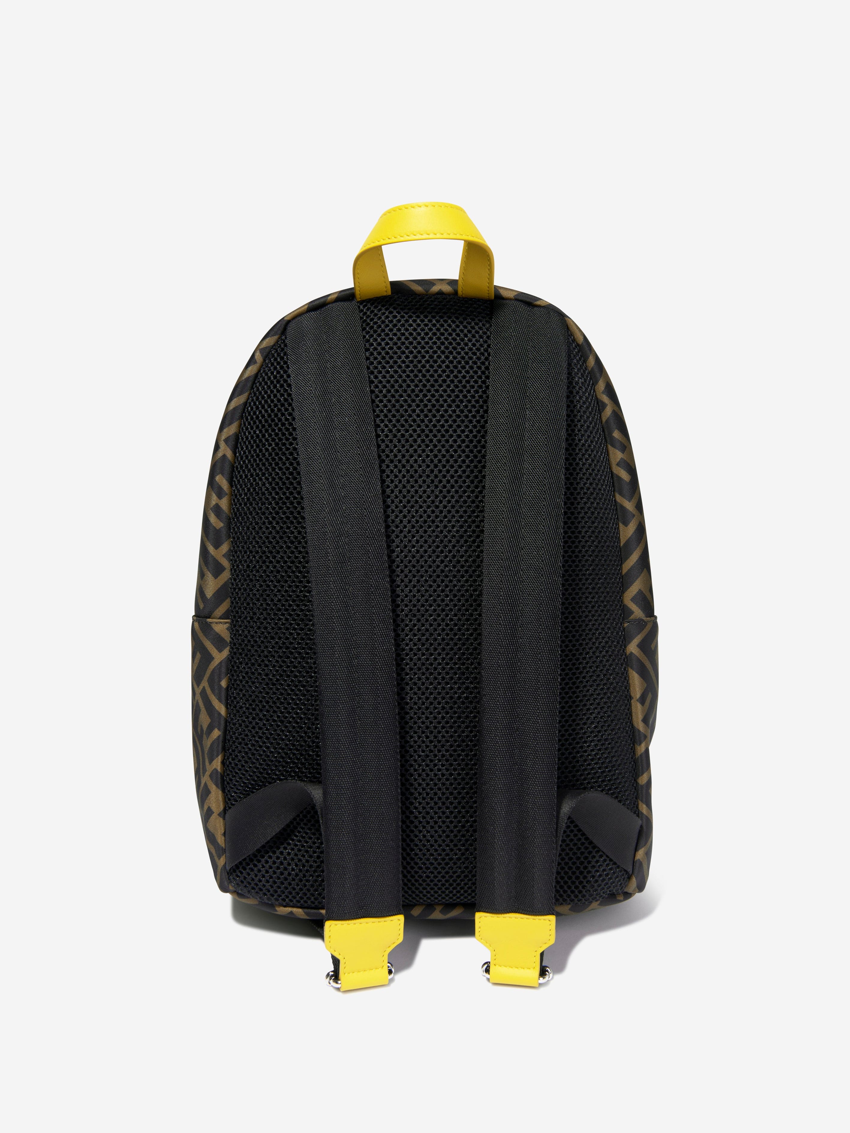 Fendi Kids FF Logo Backpack in Brown (33cm) Clearance Amazon