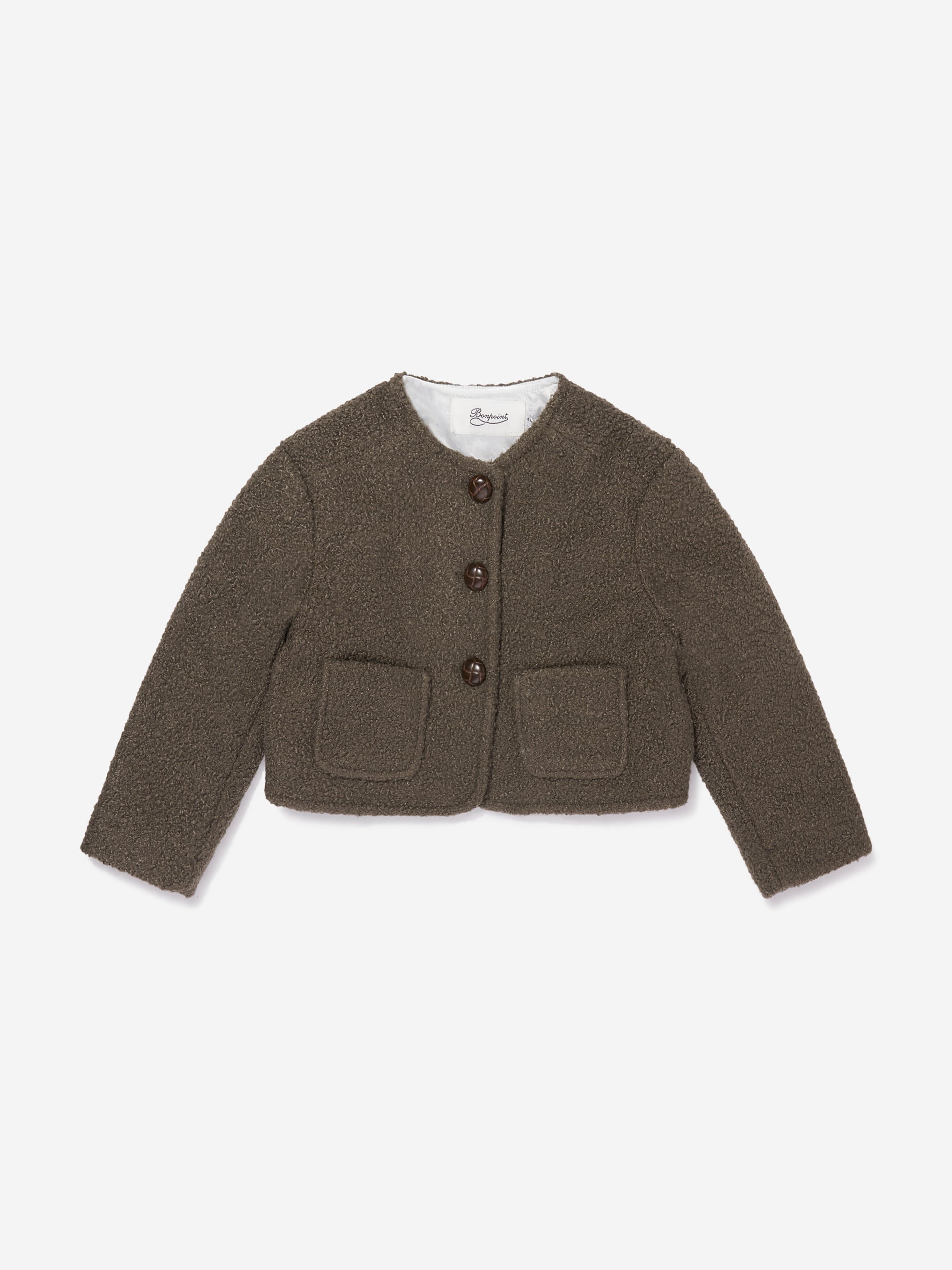 Bonpoint Girls Tabitha Jacket in Beige Online Cheap Online