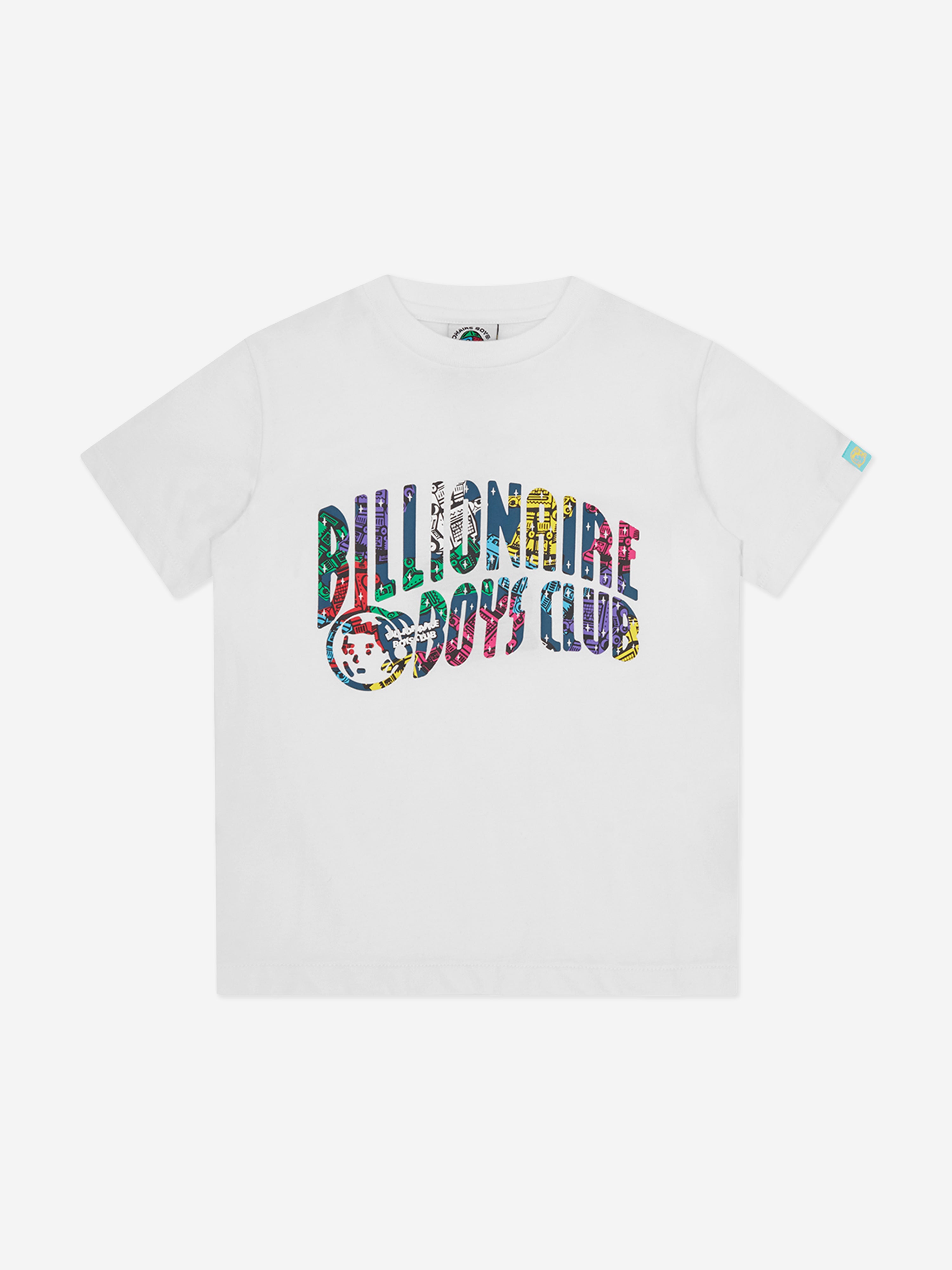 Billionaire Boys Club Kids Robot Arch Logo T-Shirt in White Buy Cheap Tumblr