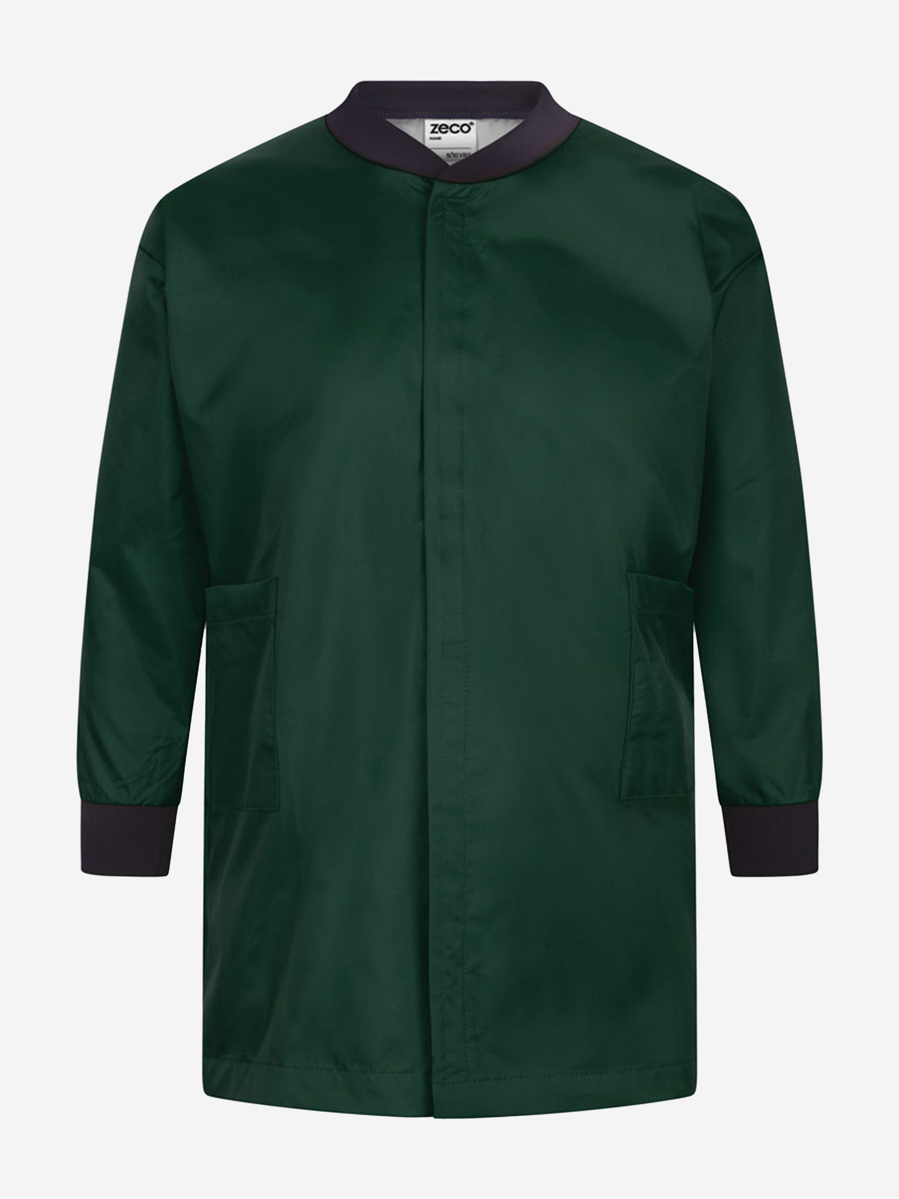 Zeco Kids School Painting Smock in Green Free Shipping Cost