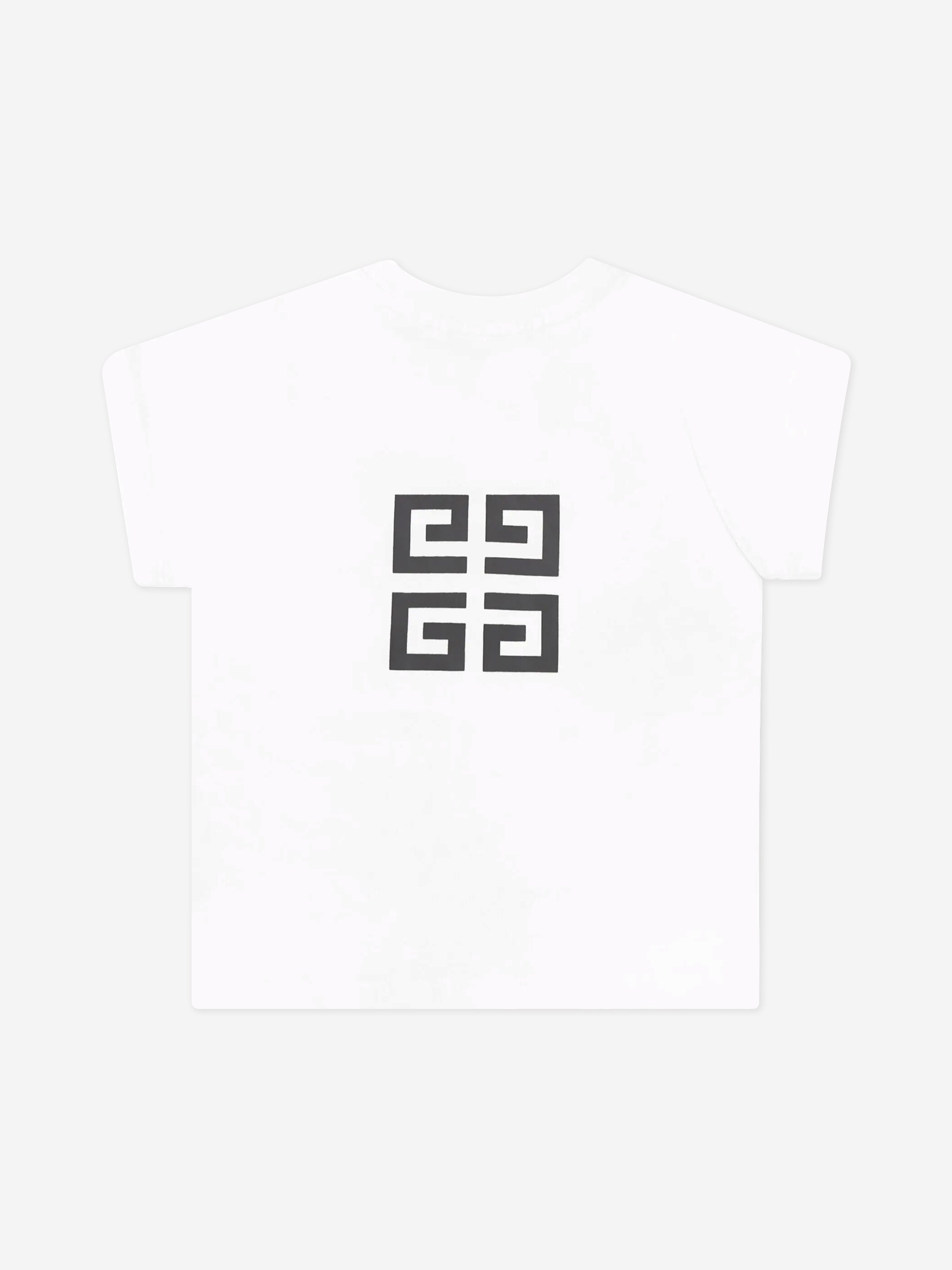 Baby Boys 4G Logo T-Shirt in White Cheap Sale Geniue Stockist