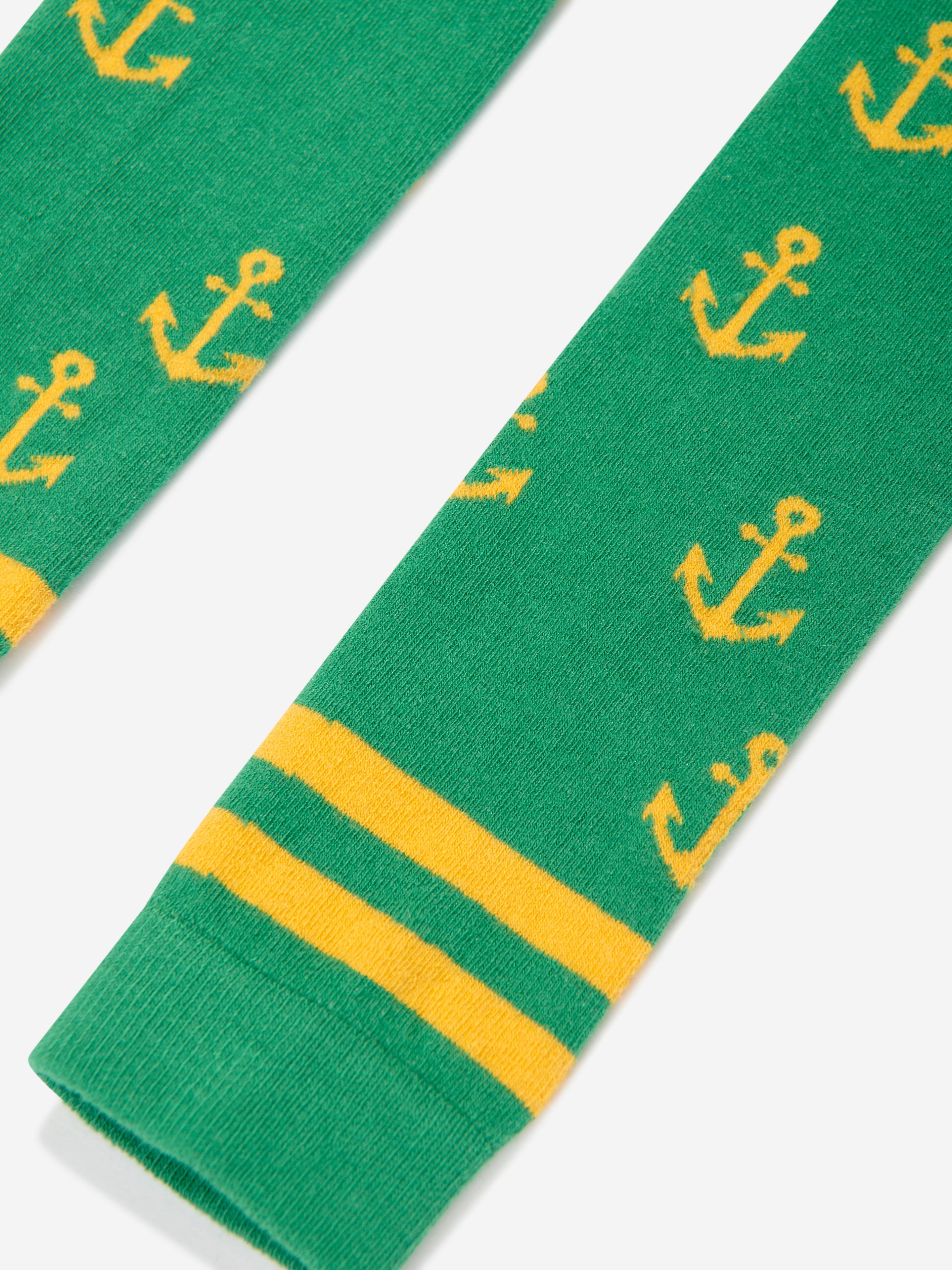 Mini Rodini Girls Anchor Print Leggings in Green Buy Cheap Cheap