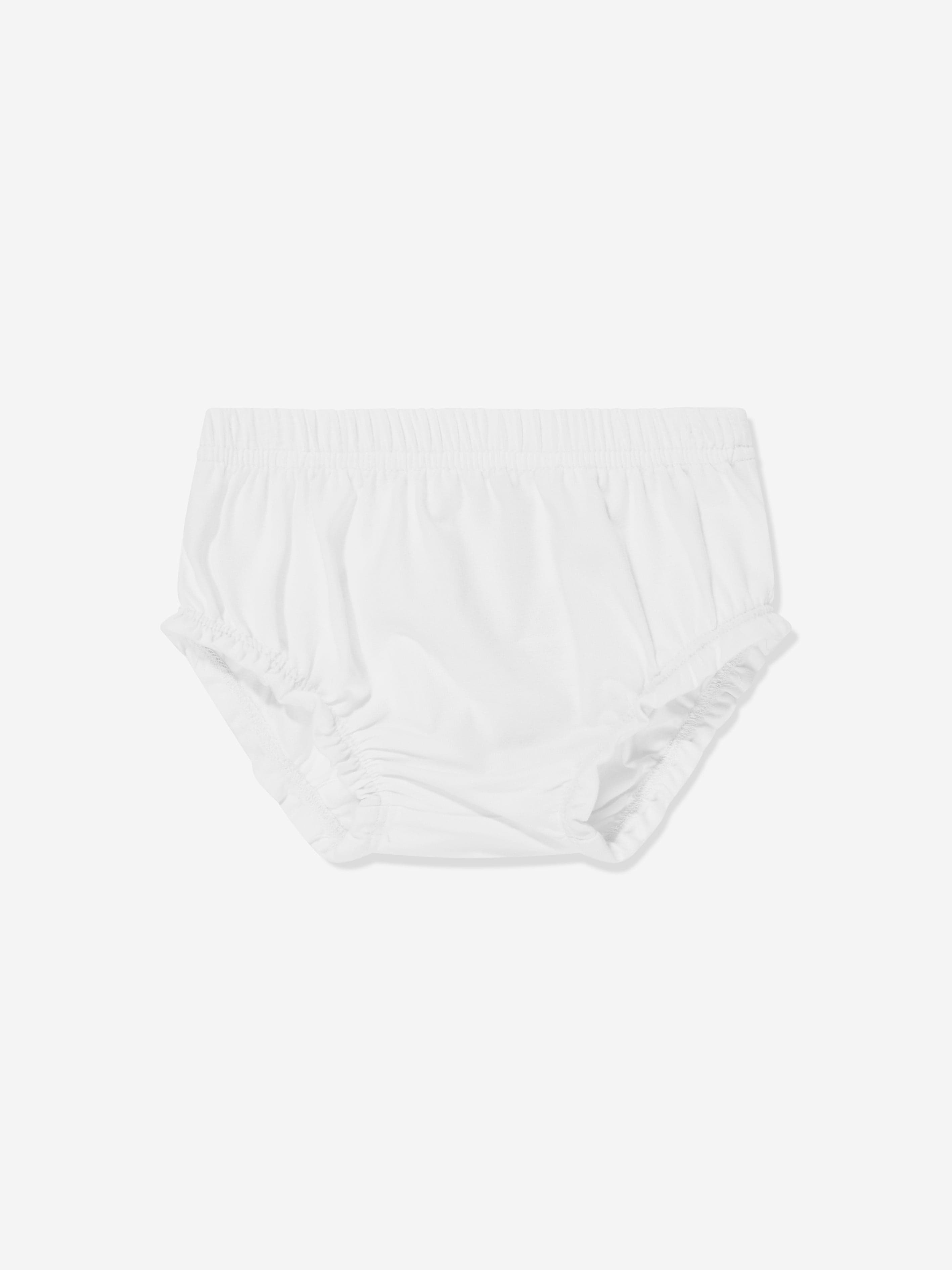 Baby Girls Dress with Knickers in White Free Shipping New Styles