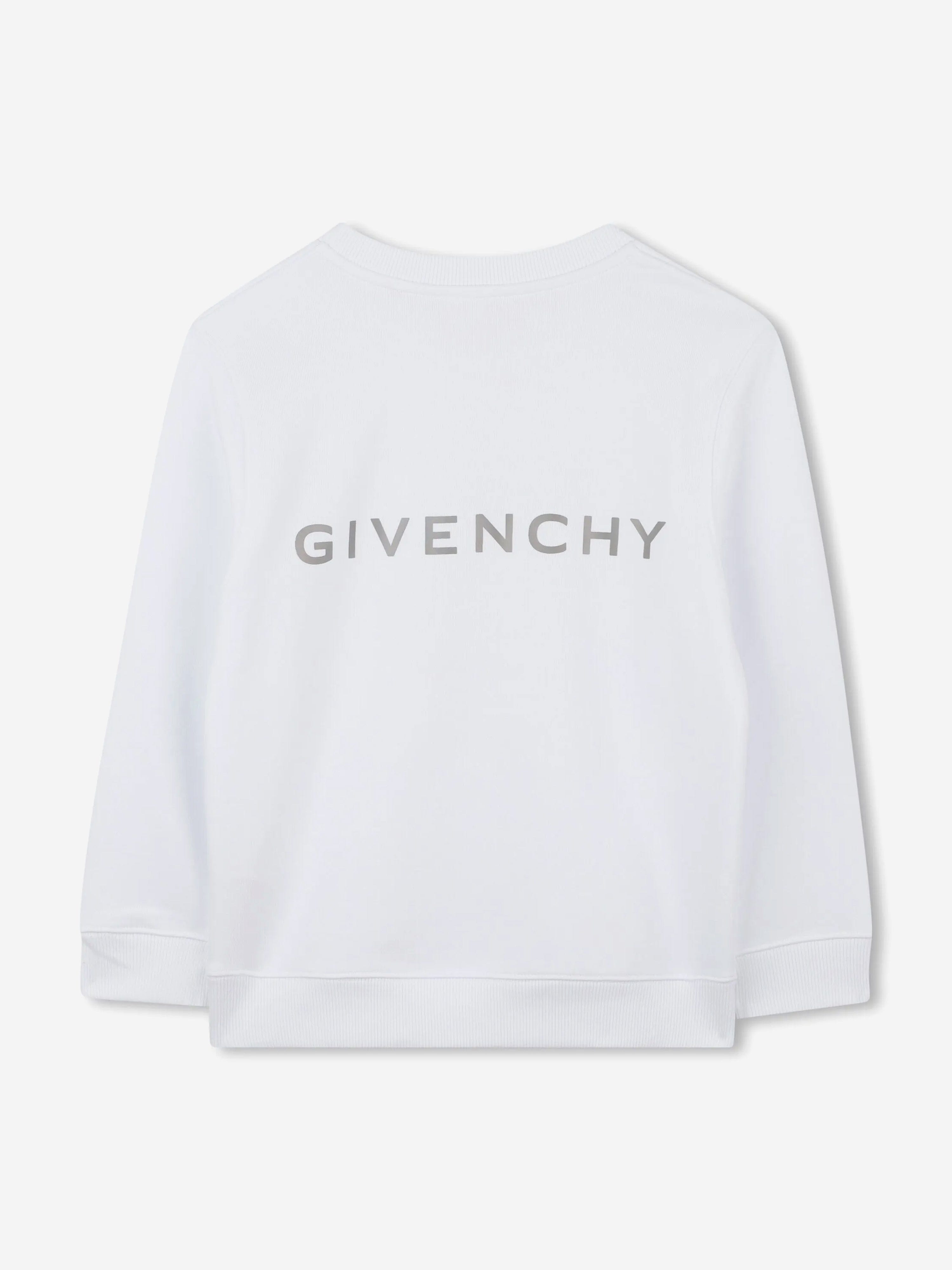 Boys 4G Logo Sweatshirt in White Get To Buy Sale Online