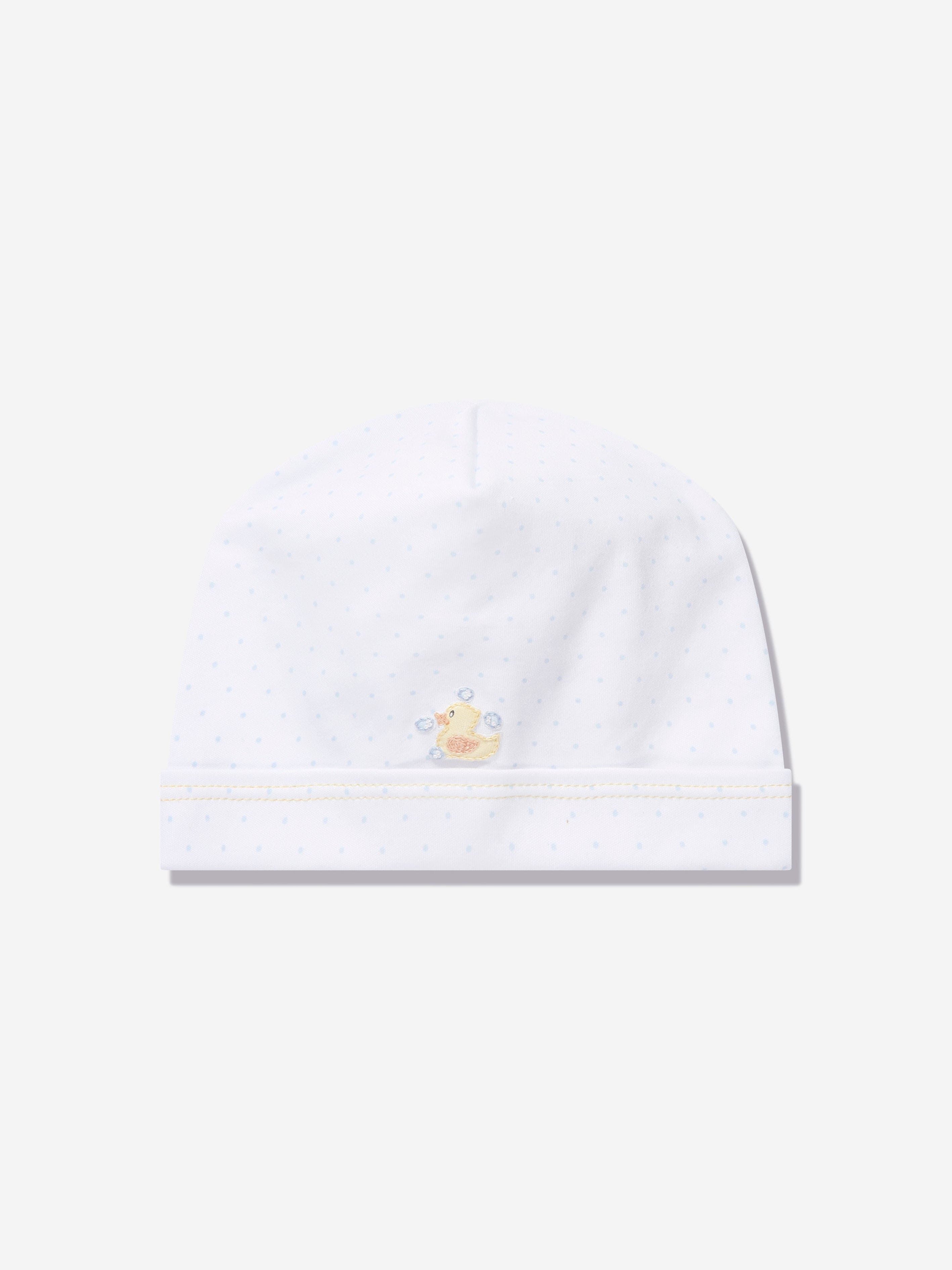 Magnolia Baby Baby Rubber Ducky Embroidered Hat in White Discount Manchester