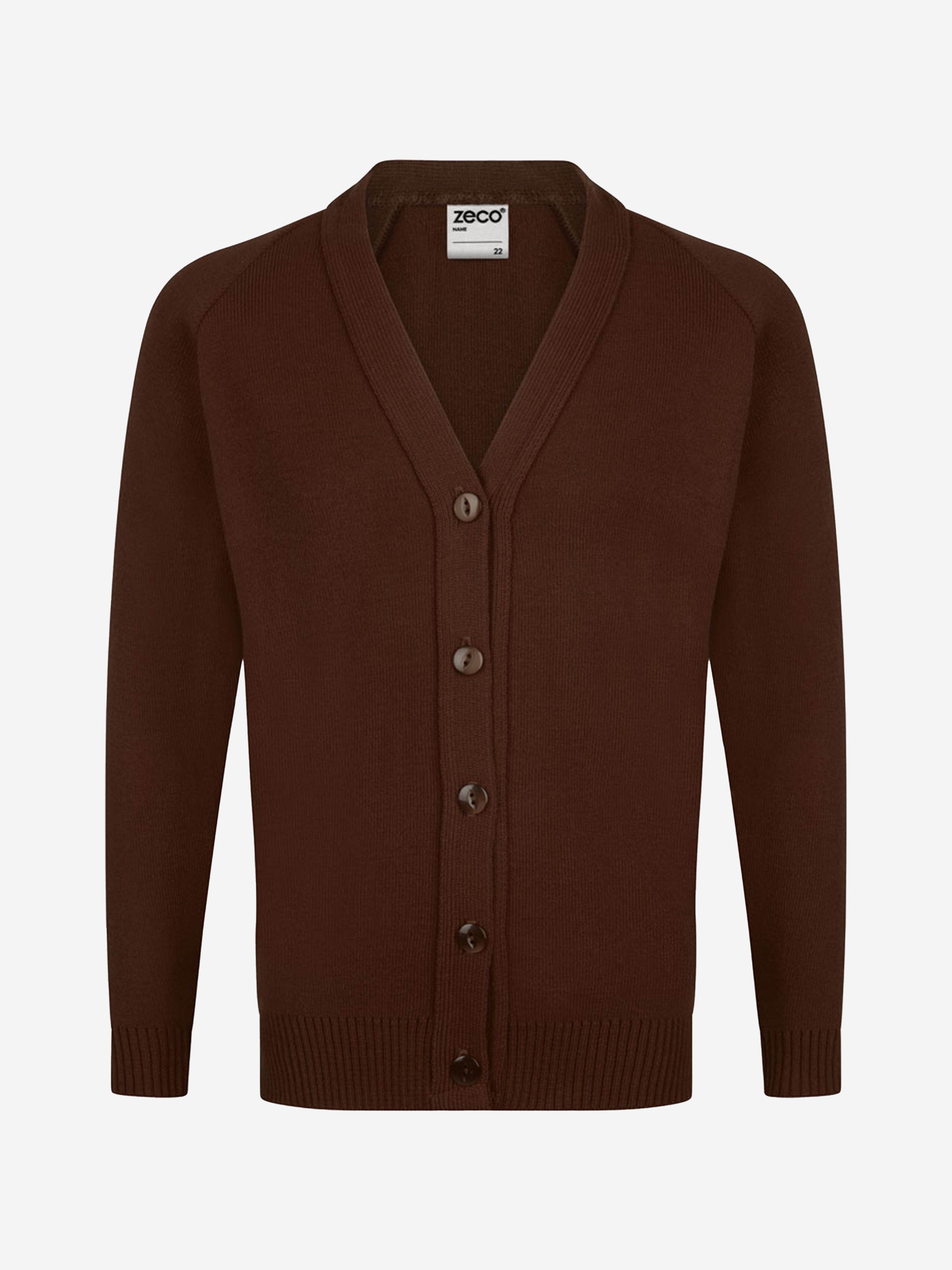 Zeco Kids School Knitted Cardigan in Brown Visit New Online