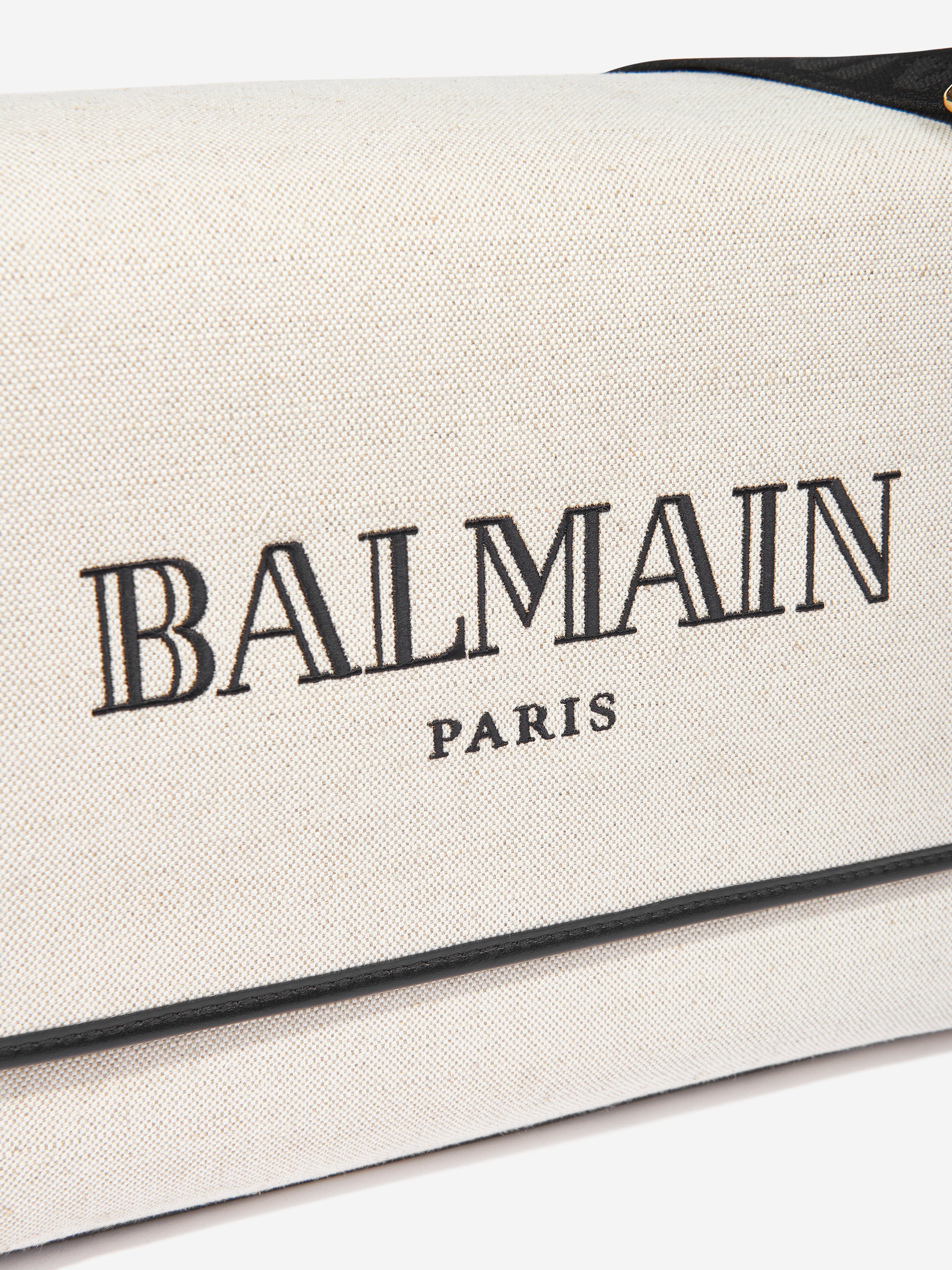 Balmain Baby Logo Changing Bag in Ivory (40cm) Shop Offer Cheap Pice