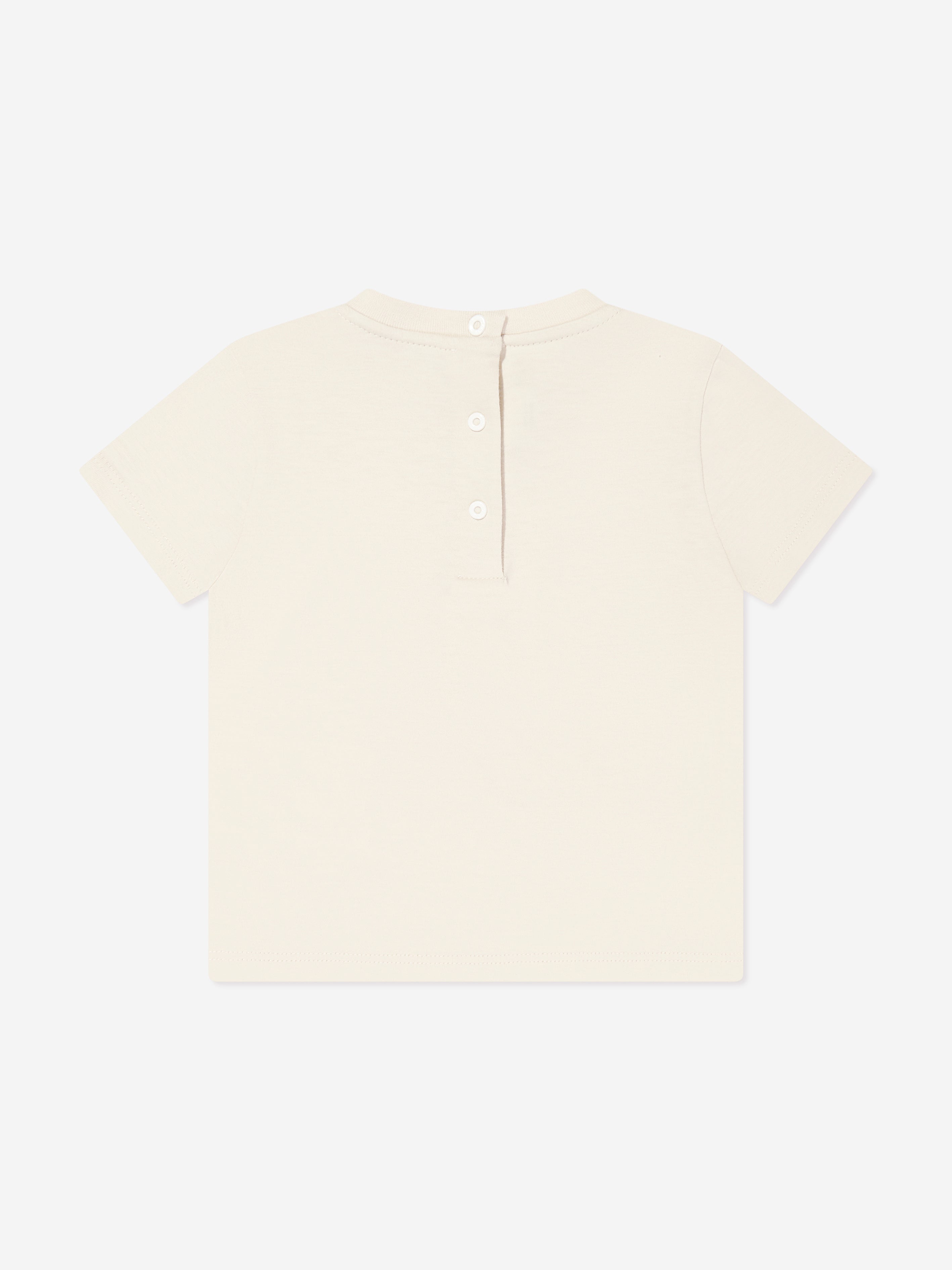 Fendi Baby Logo T-Shirt in Beige Supply Online