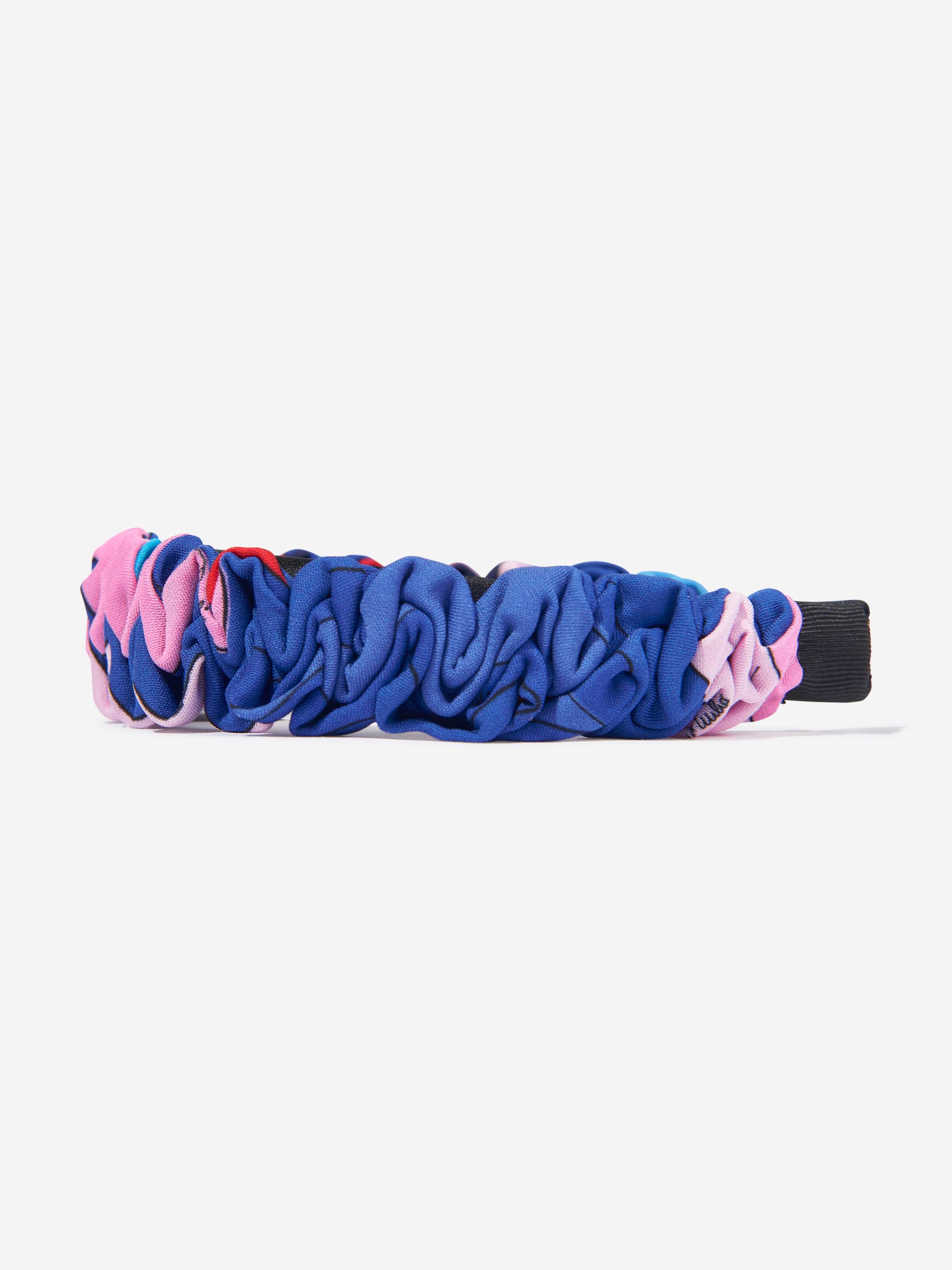 Girls Ruched Iride Print Headband in Multicolour Discounts