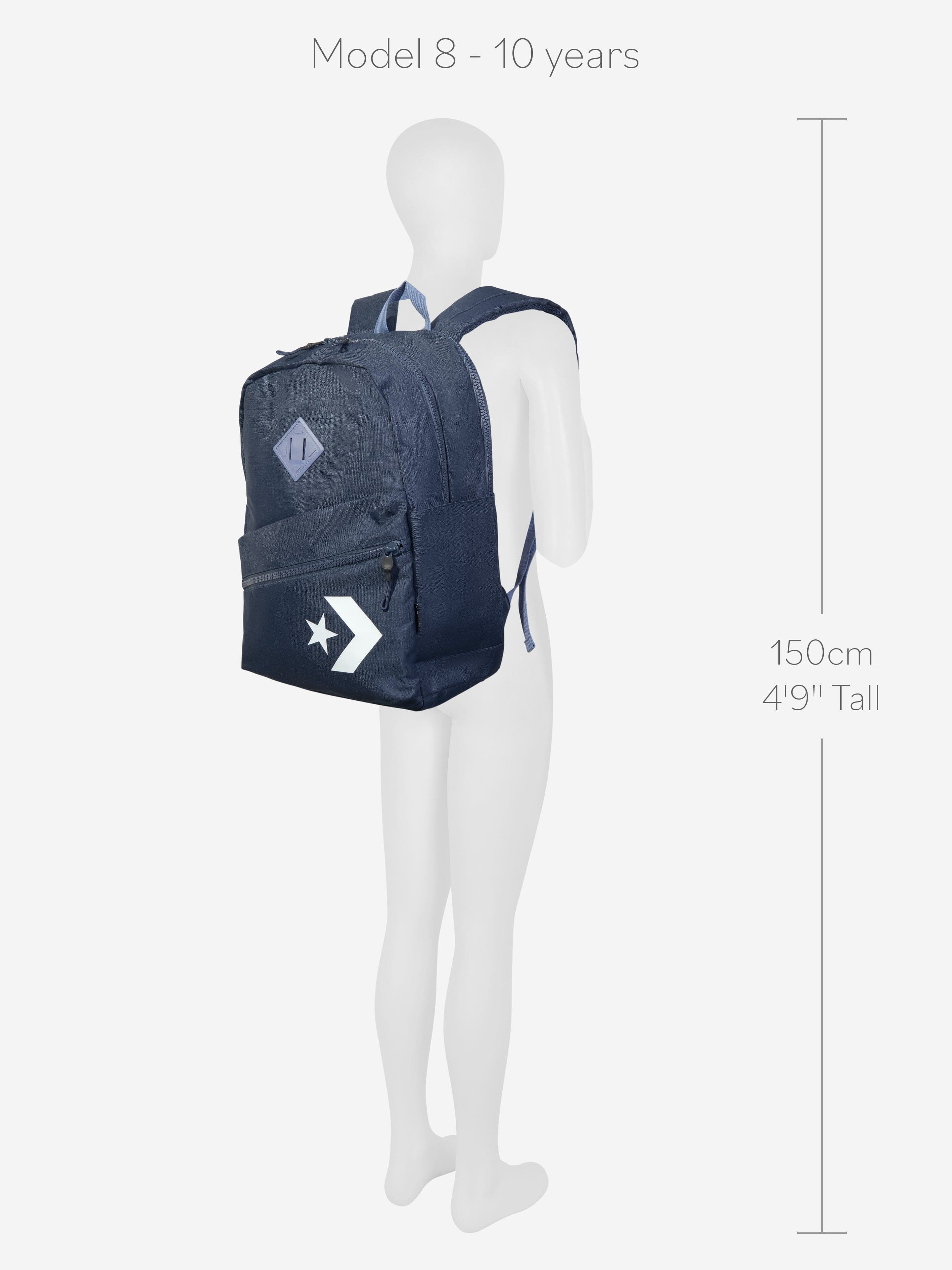 Converse Kids Star Chevron Backpack in Navy (43cm) New Online