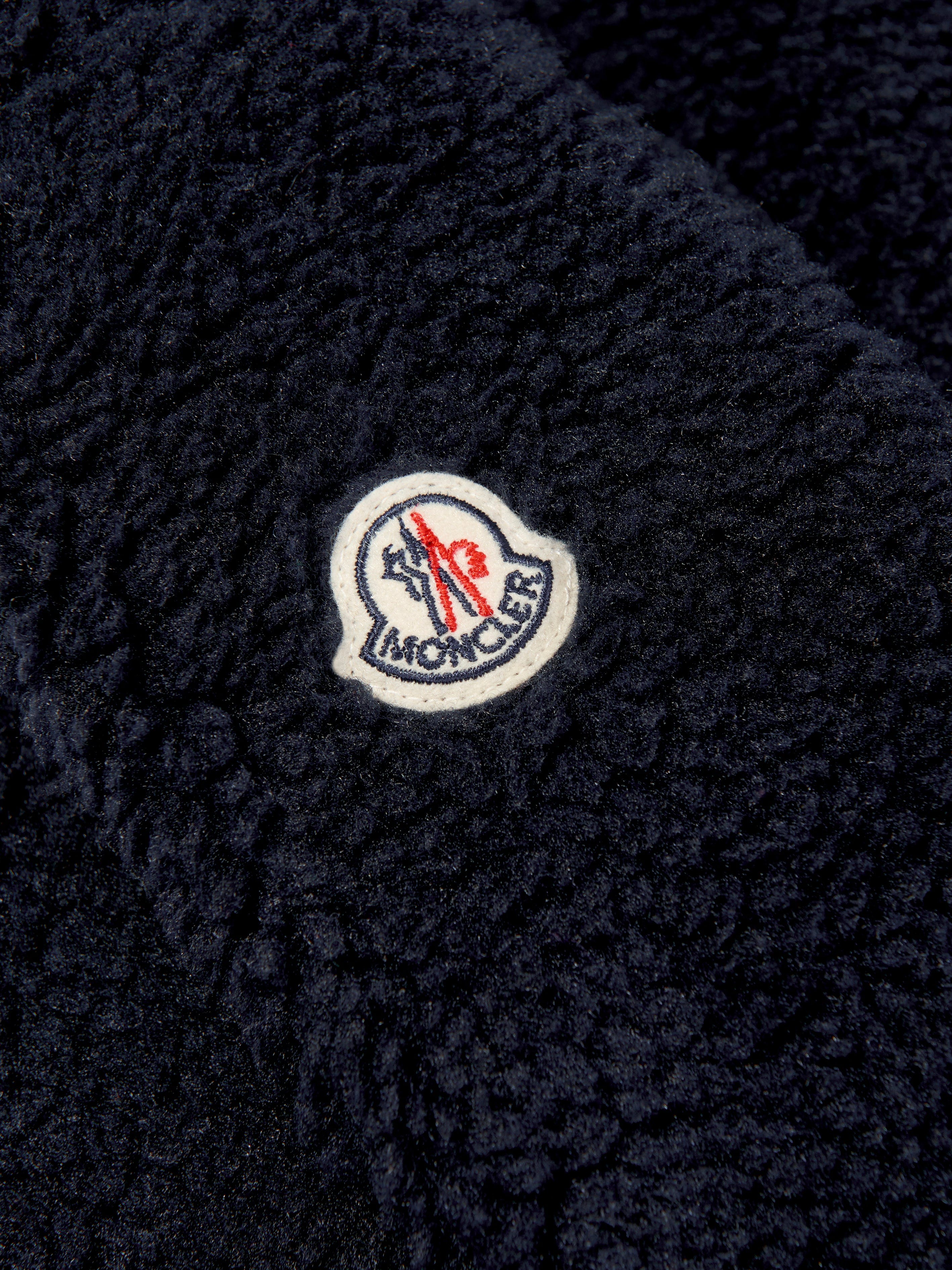 Moncler Enfant Boys Zip Up Cardigan in Navy Affordable Cheap Online