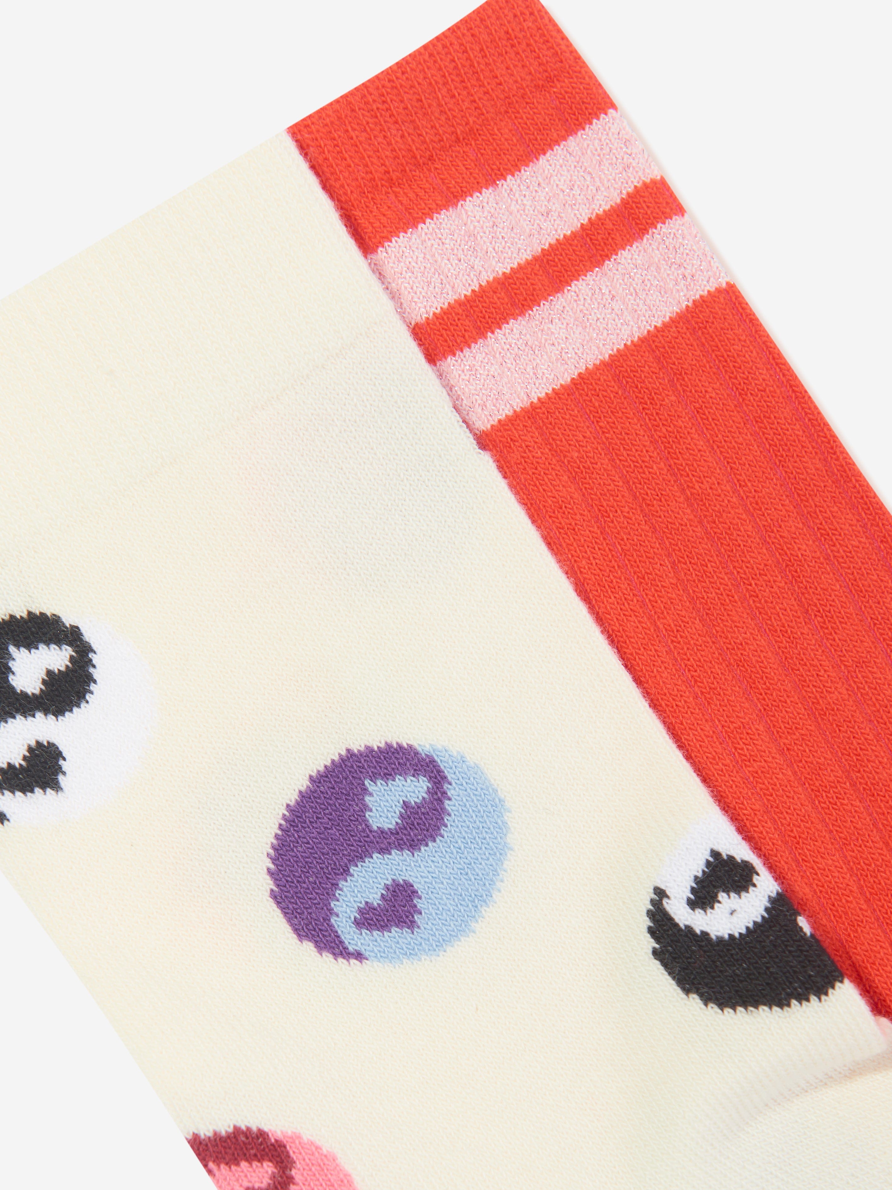 Molo Kids Yin Yang Print Socks Set in Multicolour Discount Latest Collections
