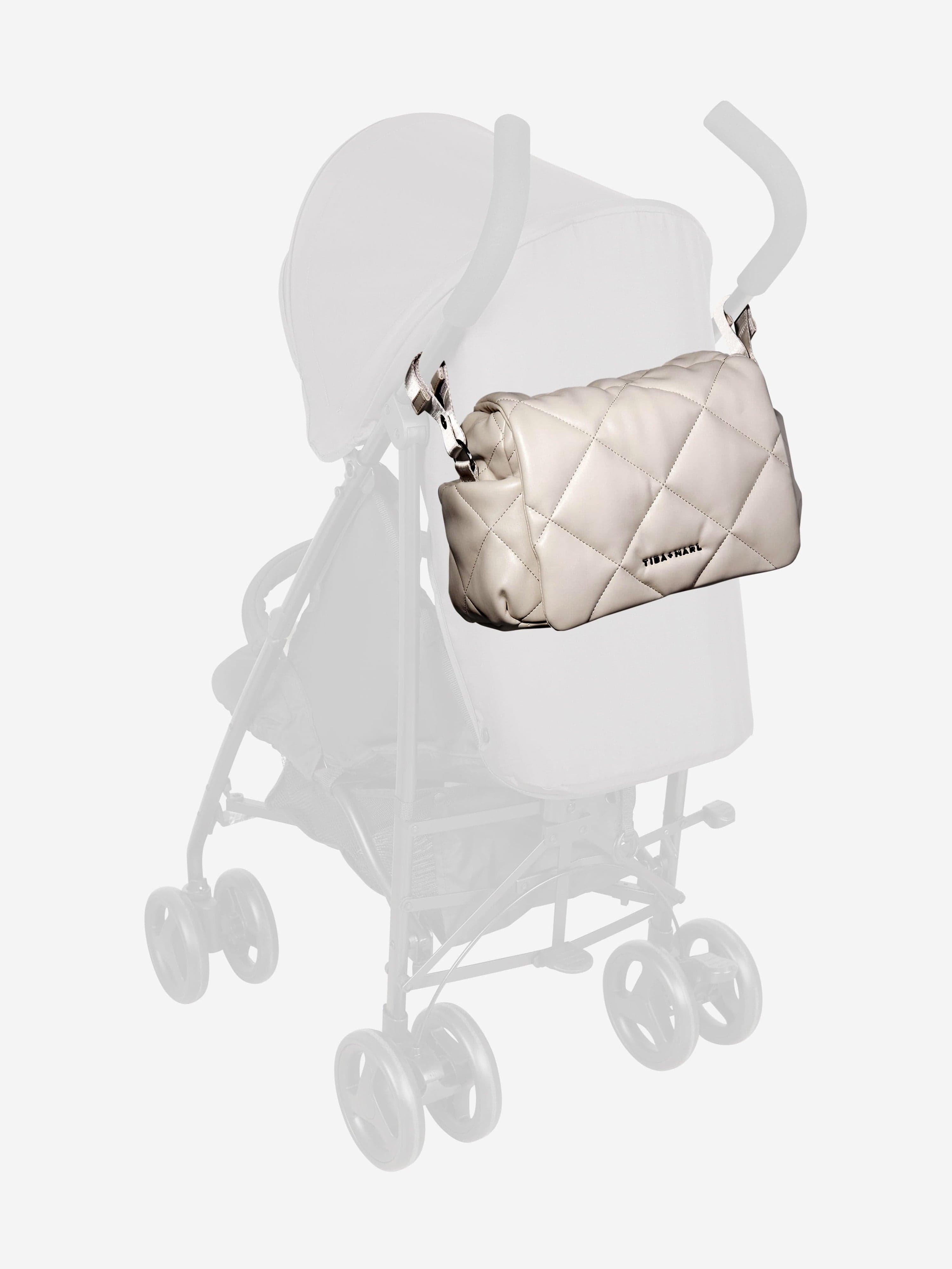Tiba + Marl Baby Nova Compact Quilted Changing Bag in Beige (33cm) Browse