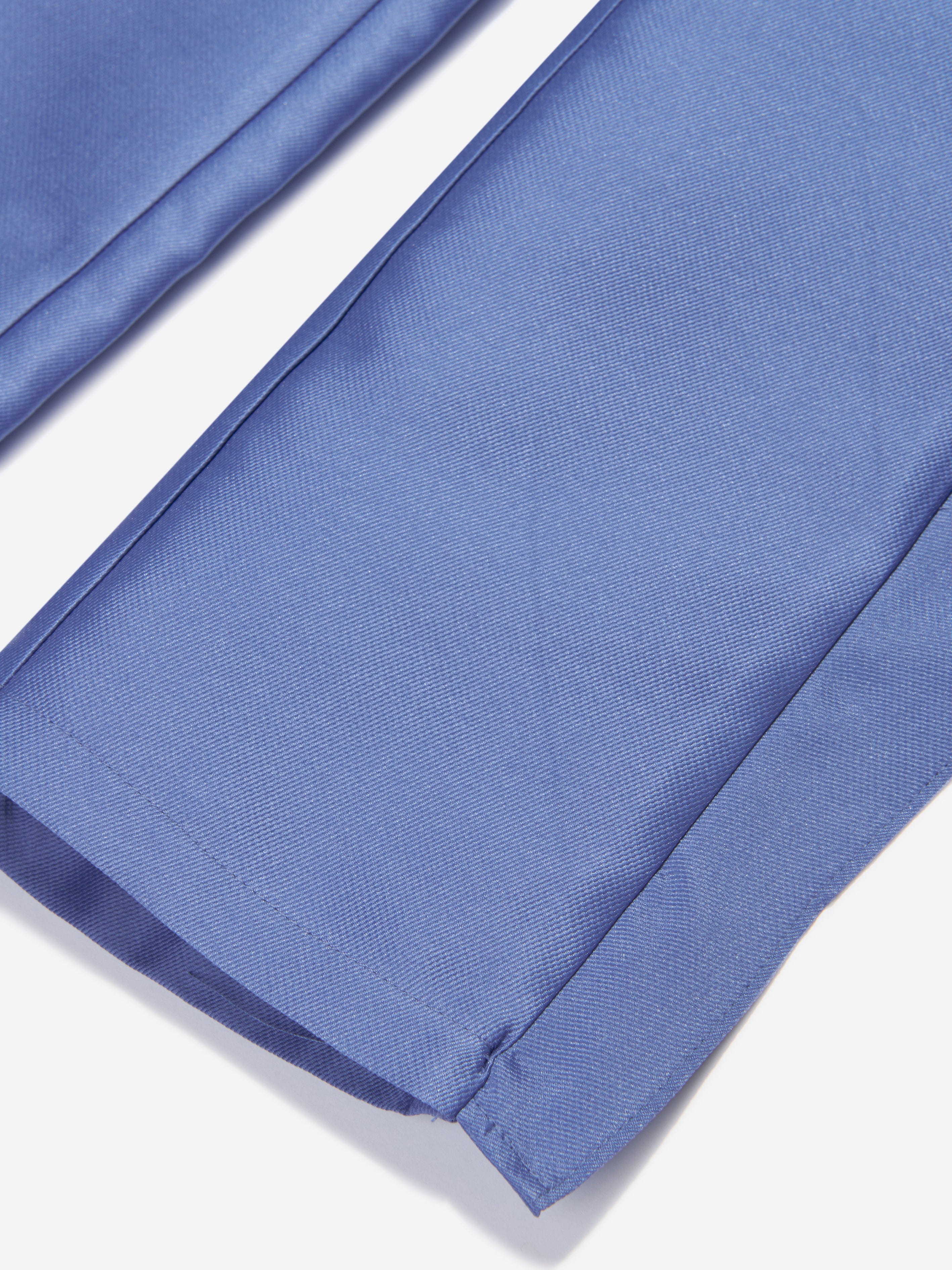 Mama Luma Girls Ruffle Trousers in Blue Comfortable Cheap Online