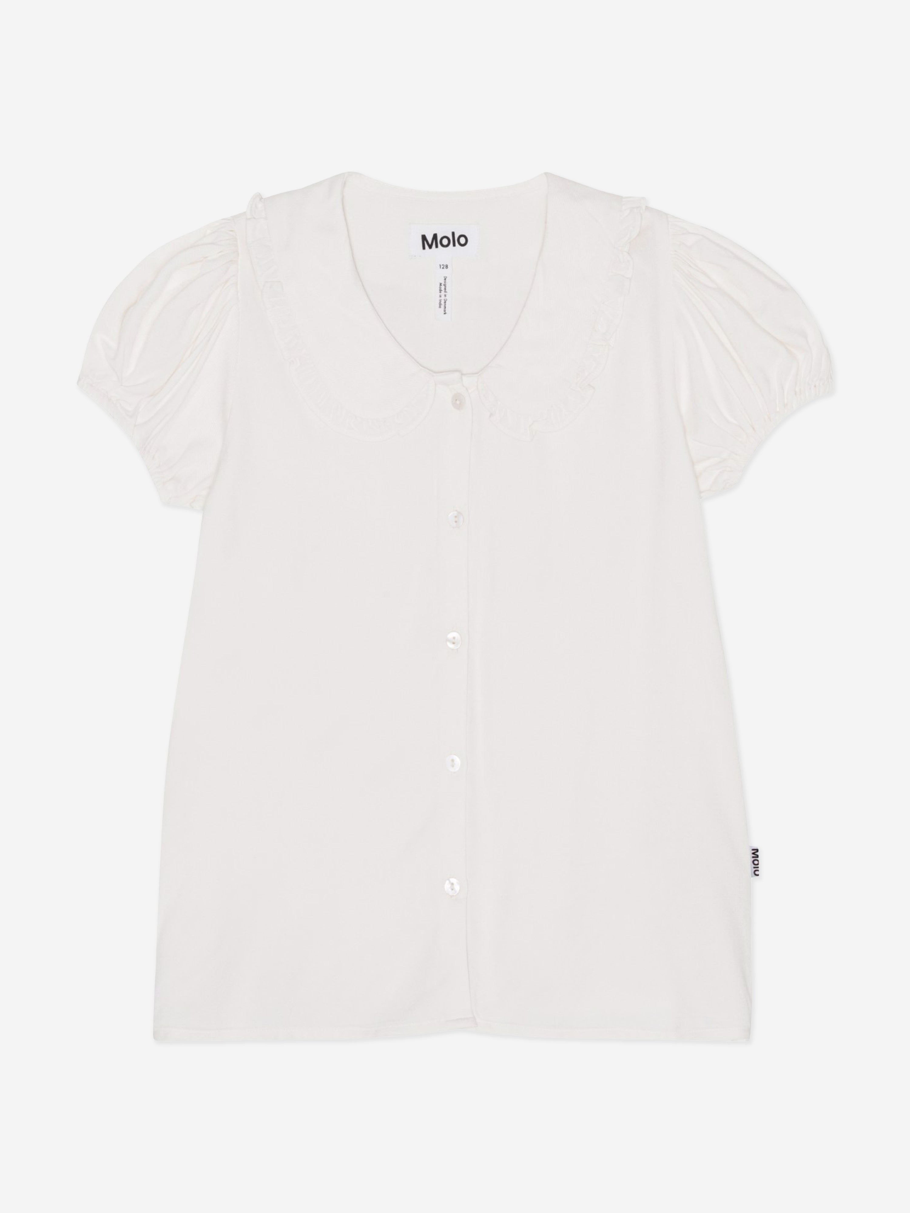 Molo Girls Blouse in White Cheap 100% Authentic