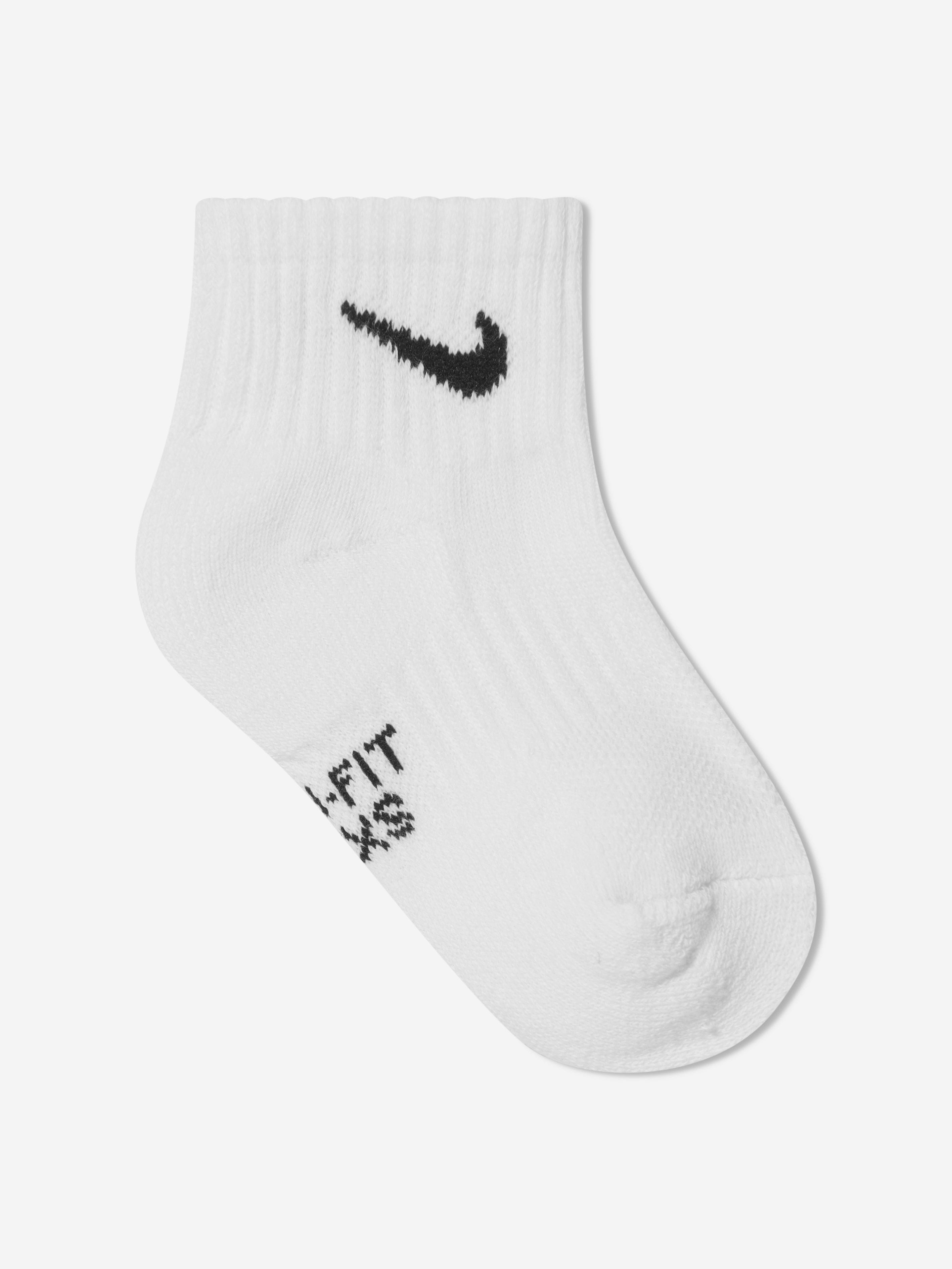 Nike Boys Performance Socks Set in White Outlet Big Discount