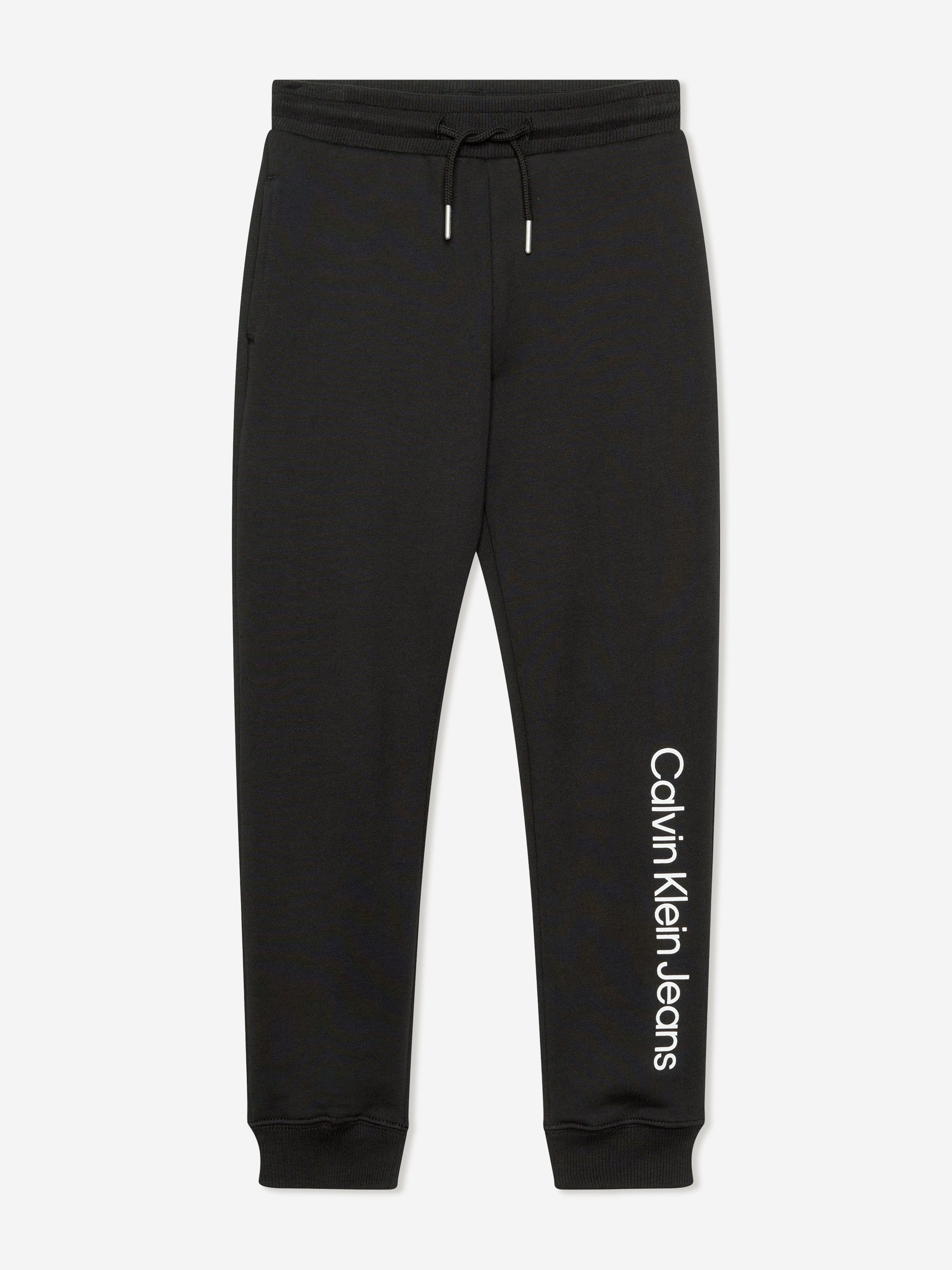 Calvin Klein Kids Logo Joggers in Black Good Selling Sale Online