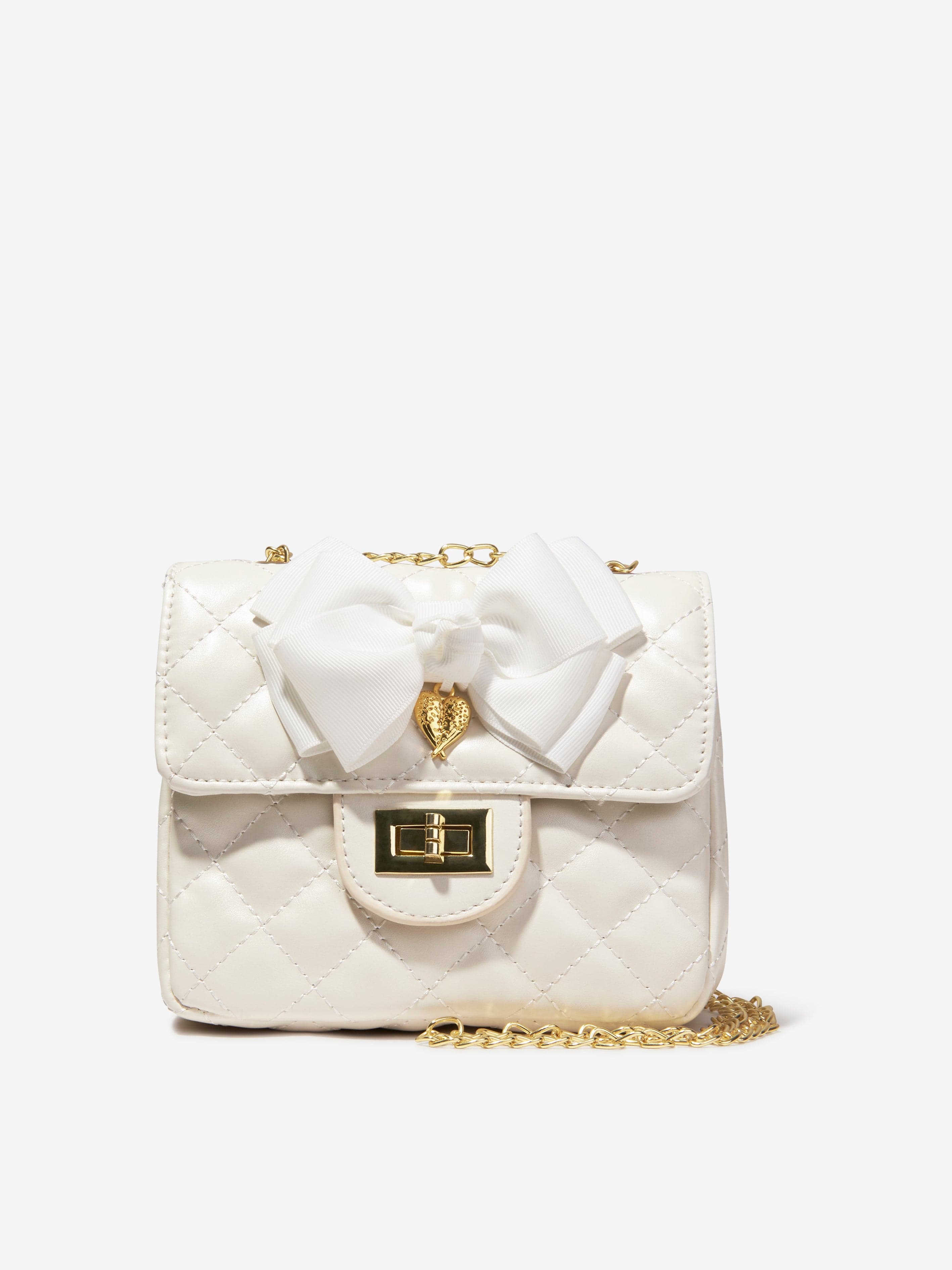 Angels Face Girls Skyla Quilted Shoulder Bag in White Best Pices Online