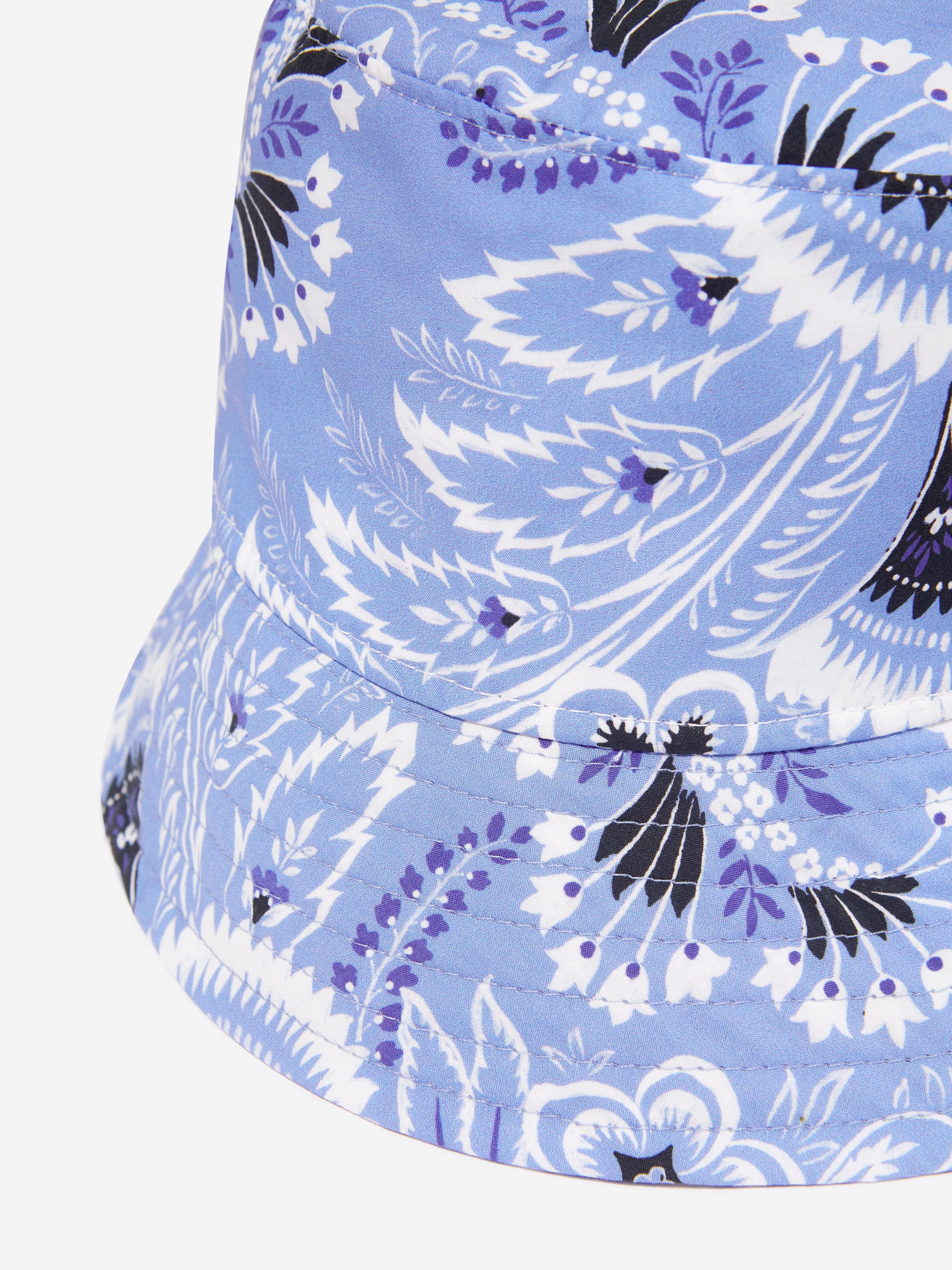 Etro Kids Floral Paisley Hat in Blue Countdown Package Cheap Pice