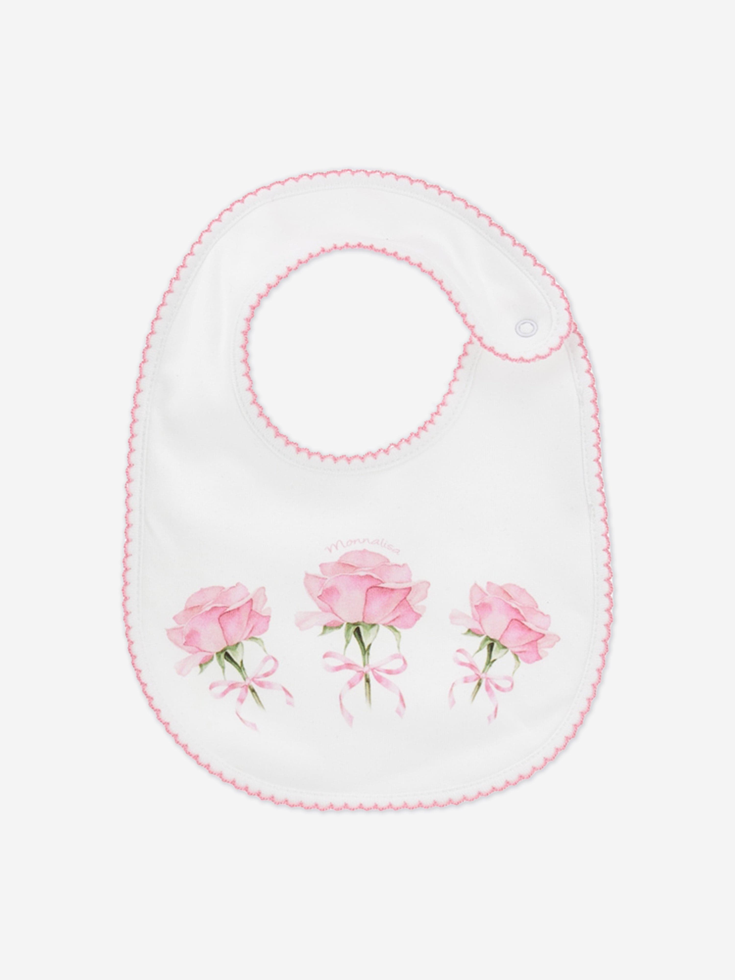 Baby Girls Rose Print Babygrow Set in White Cost Cheap Online