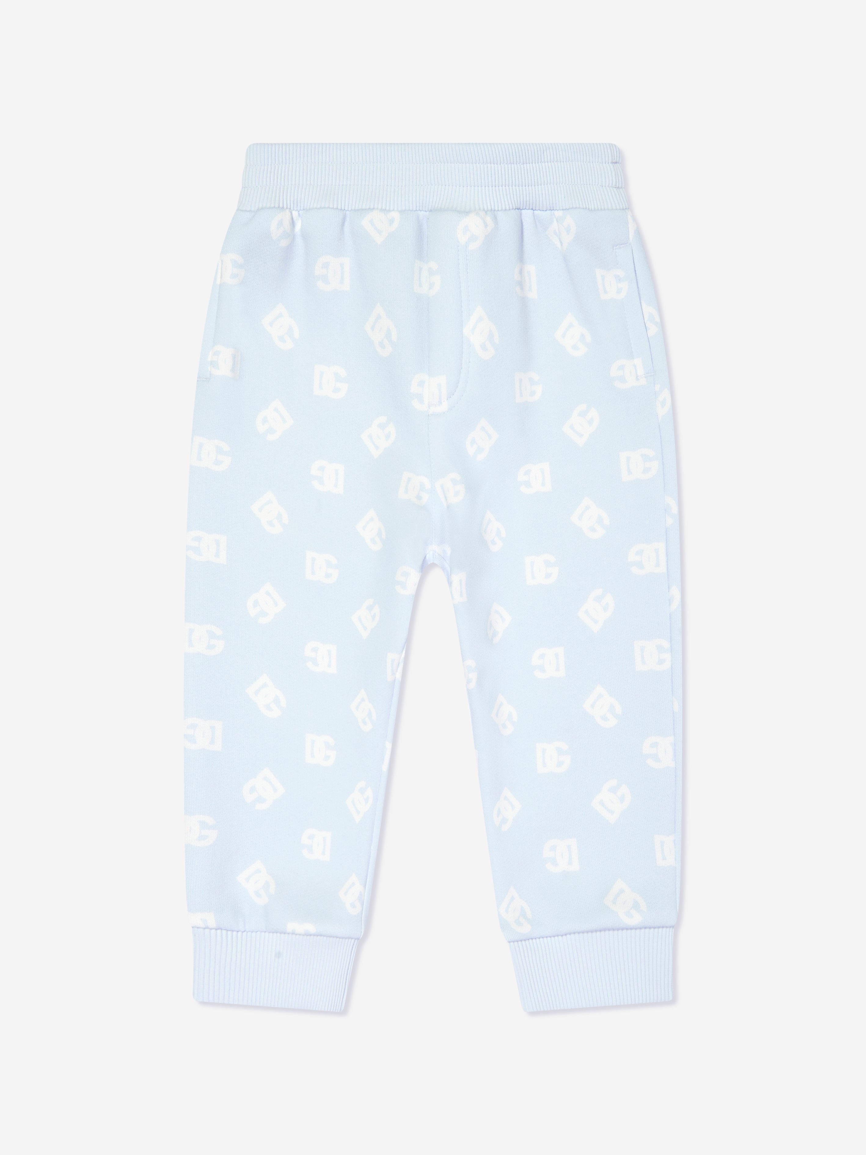Dolce & Gabbana Baby Boys Logo Joggers in Blue Cheapest Cheap Online