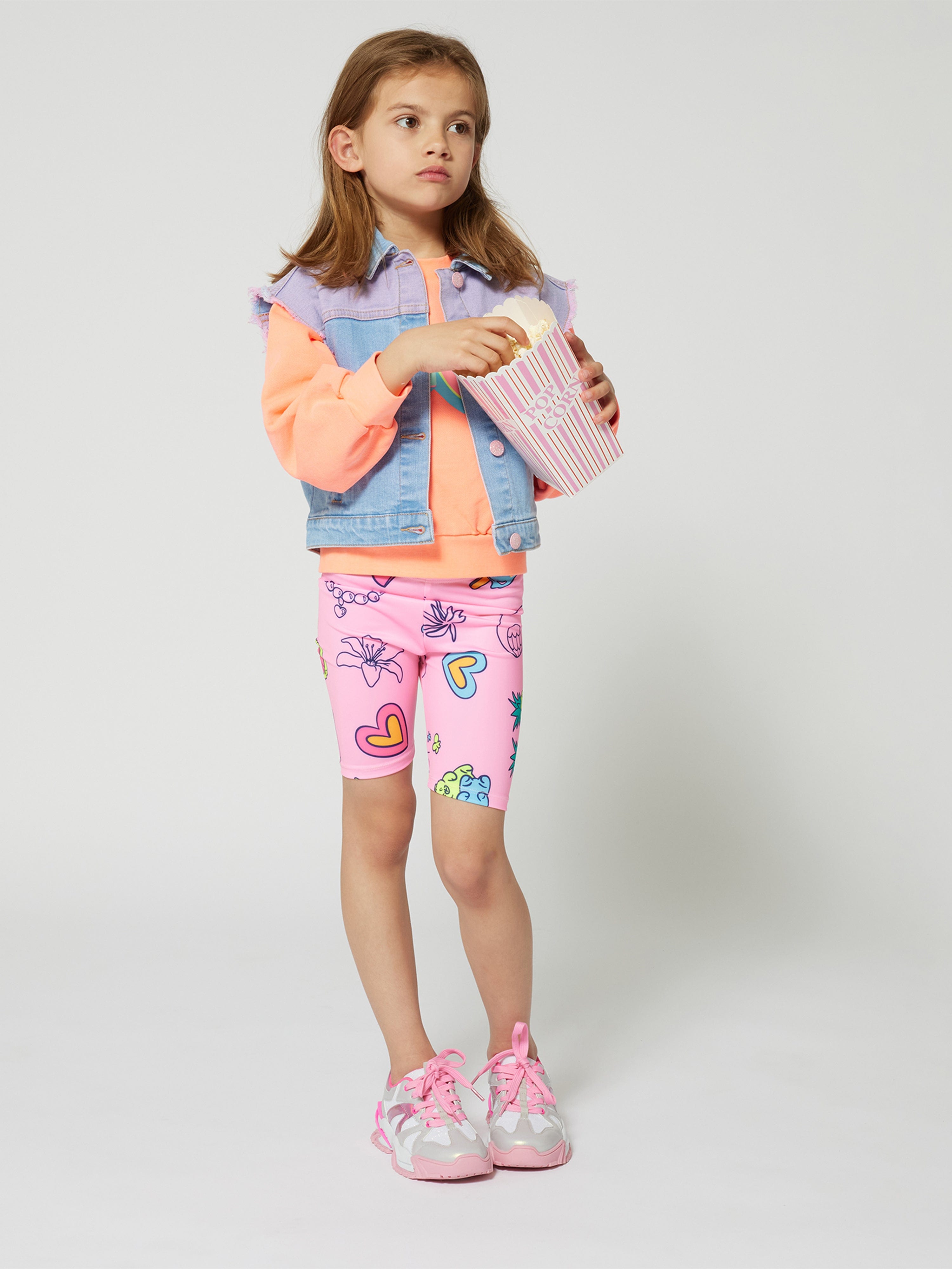 Girls Tropical Cycling Shorts in Pink Cheap Sale Pay With Visa