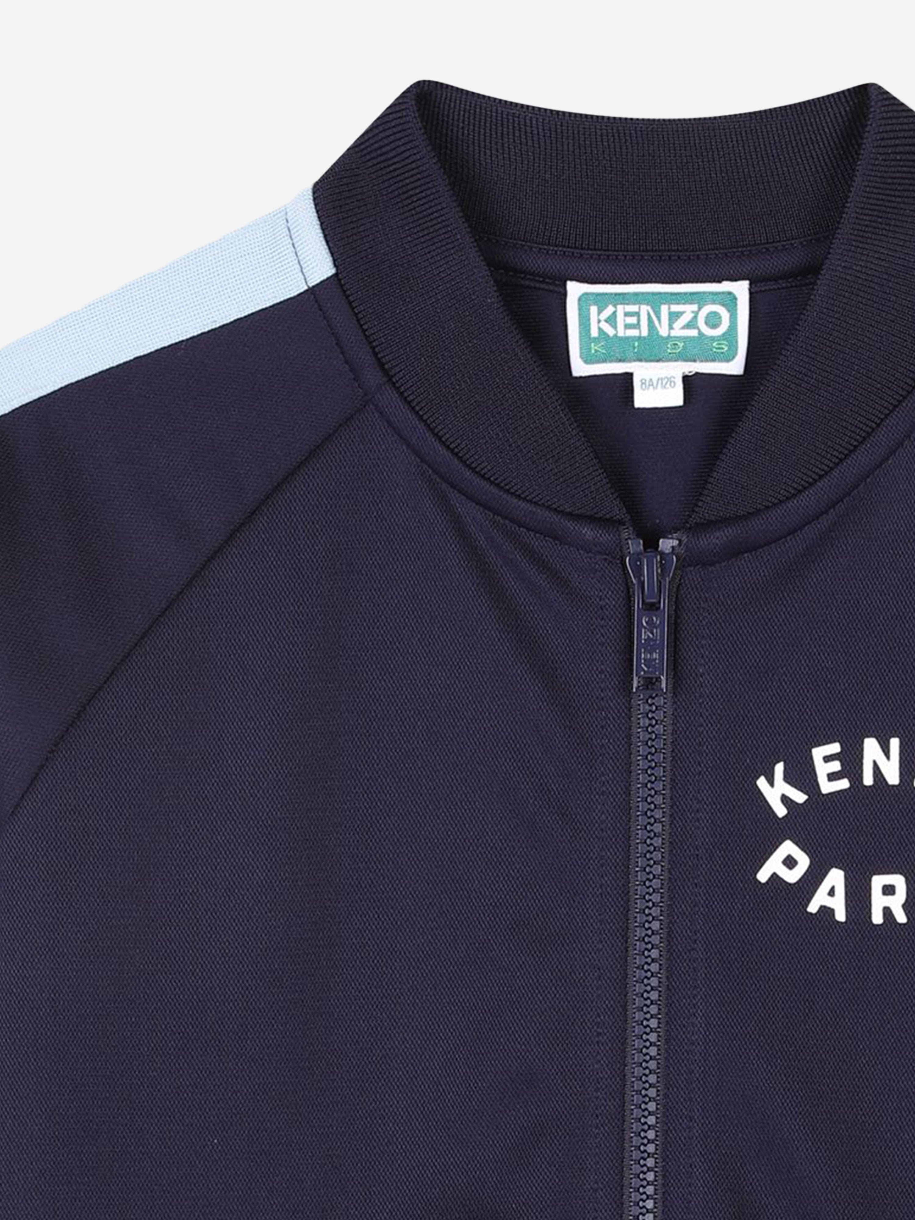 Kids Logo Track Jacket in Navy Cheap Sale 2025