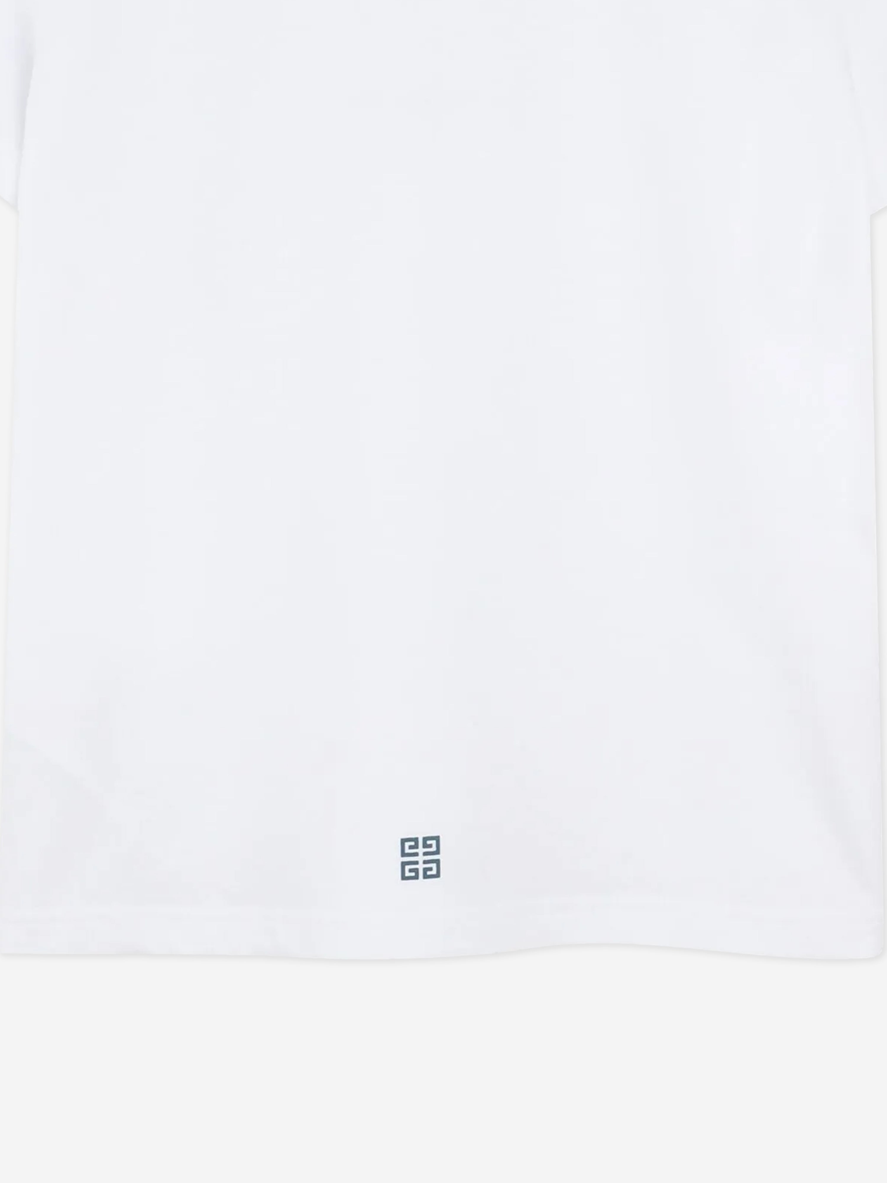 Boys Logo Print T-Shirt in White New Arrival For Sale