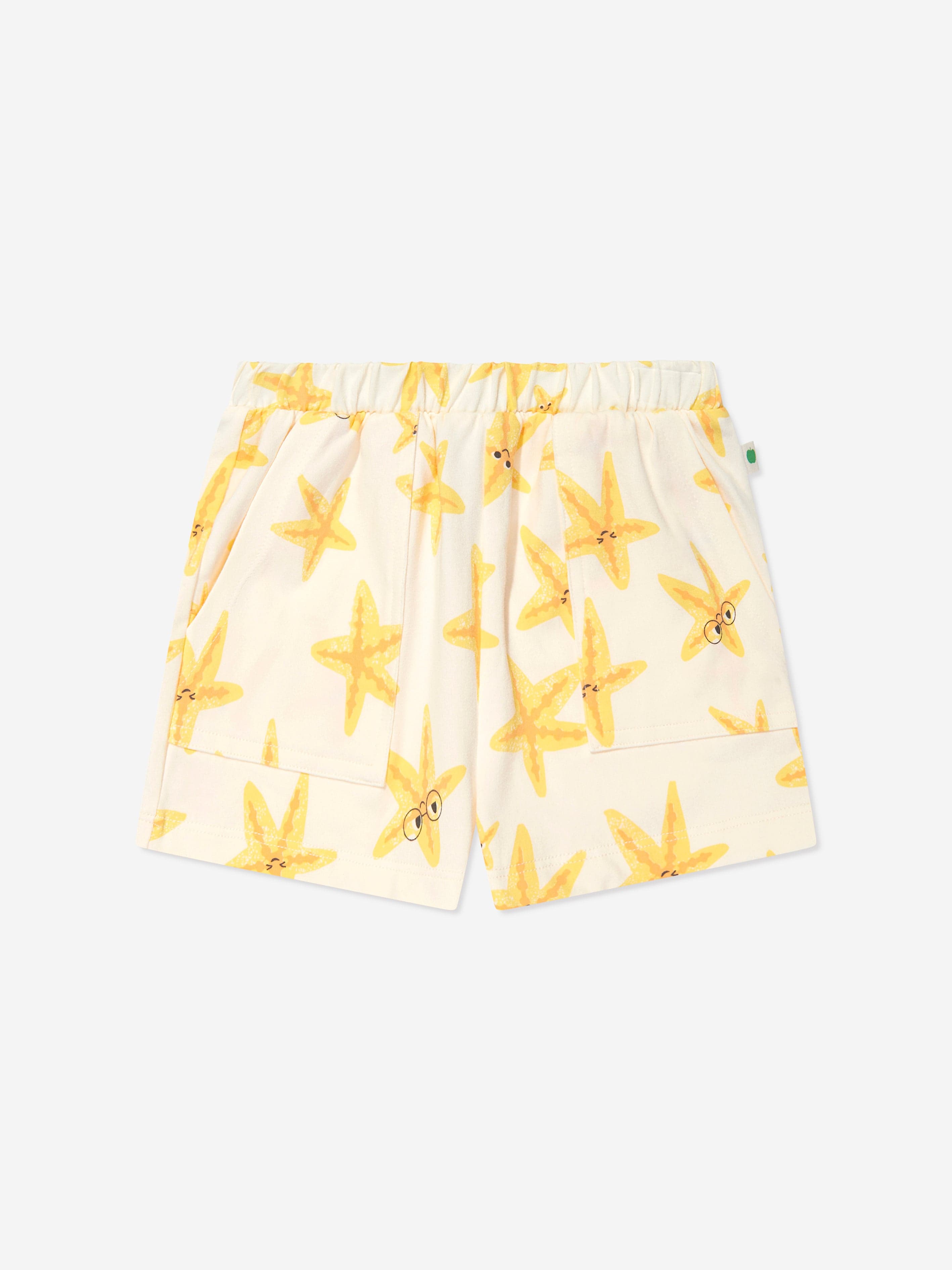 The Bonnie Mob Boys Coley Starfish Short in Ivory Sale Browse
