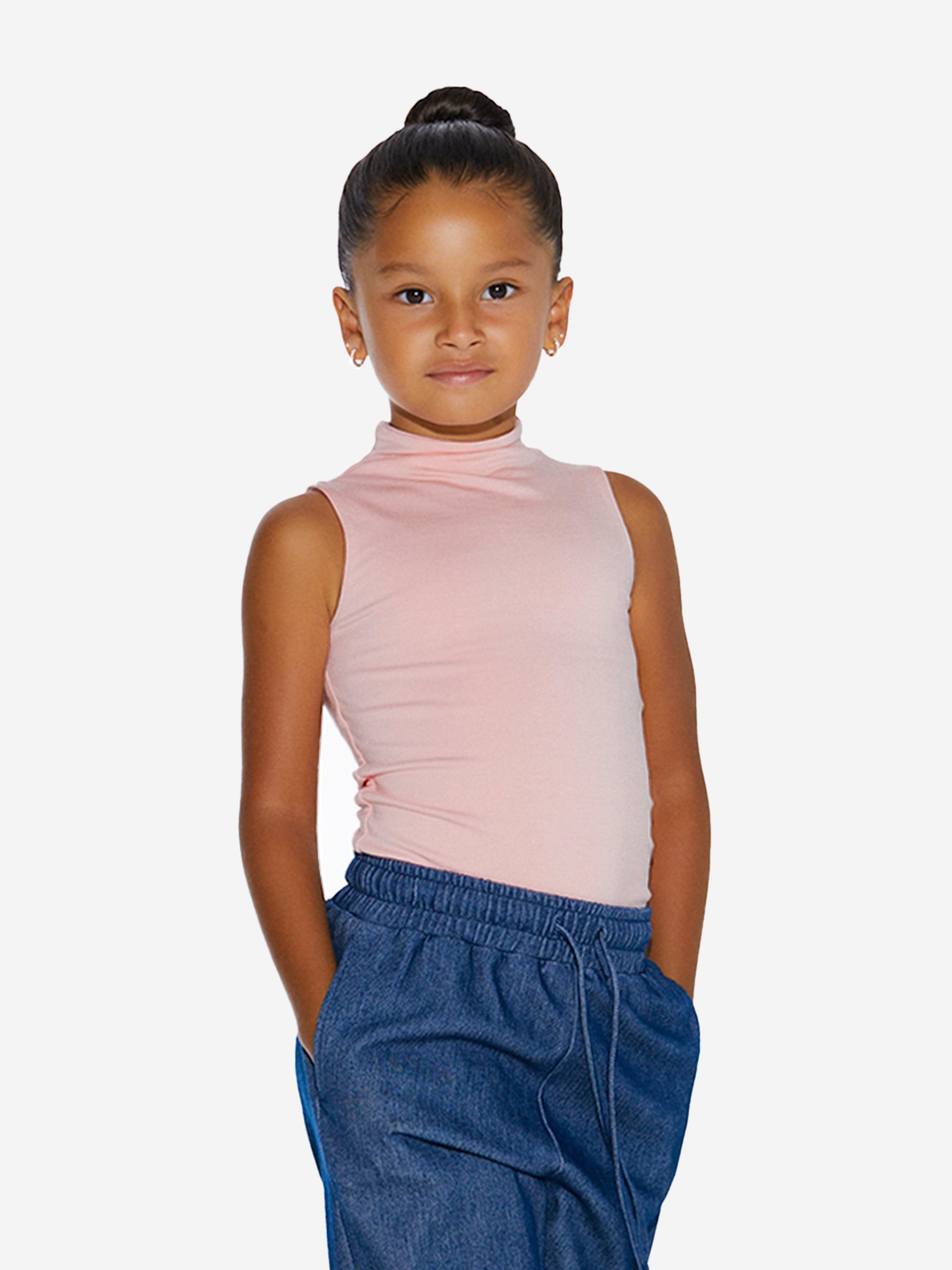 AY by AYLA Girls Sleeveless Top in Pink Finishline For Sale