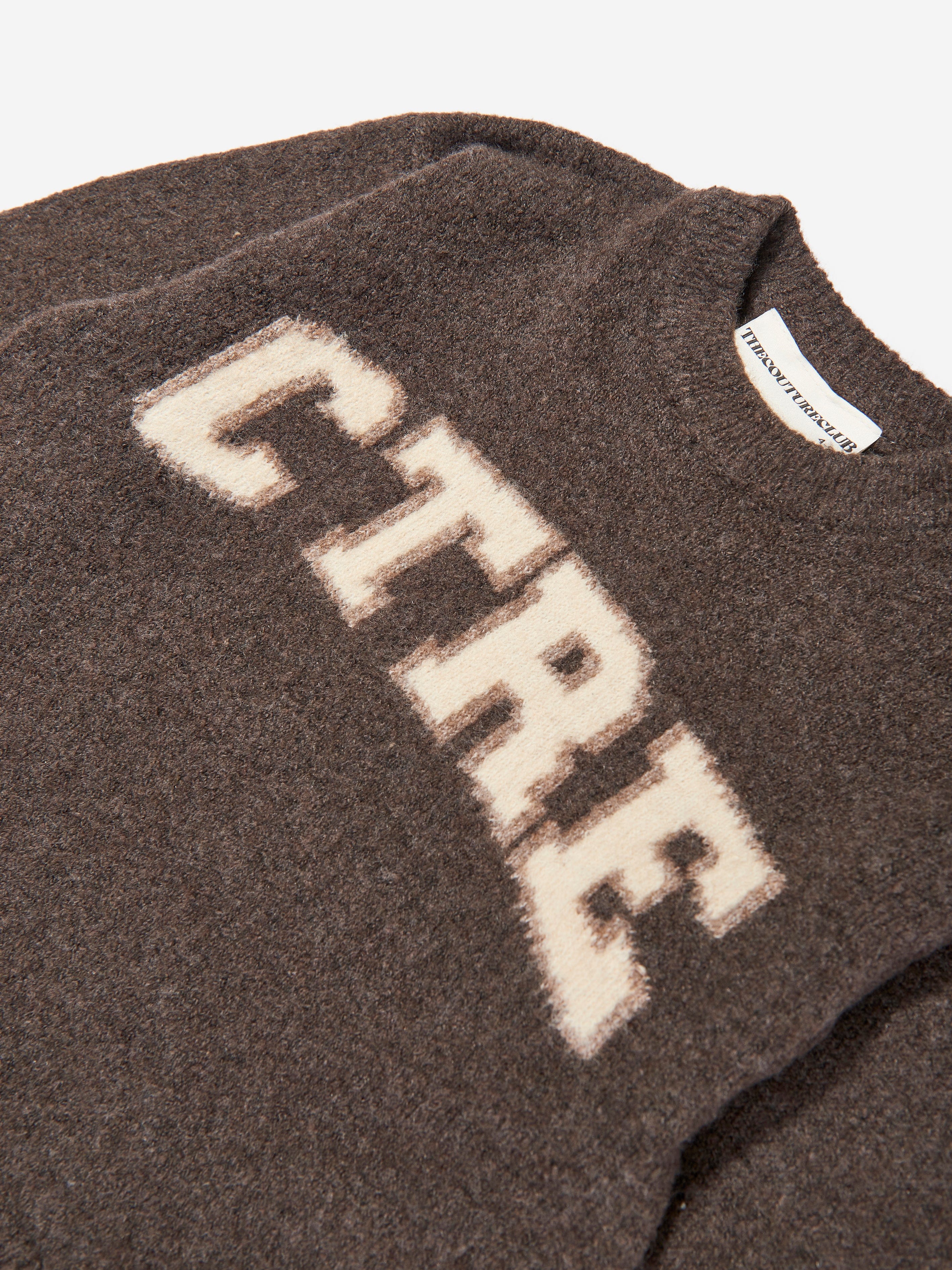The Couture Club Kids CTRE Sweatshirt in Brown Cheap Fashionable