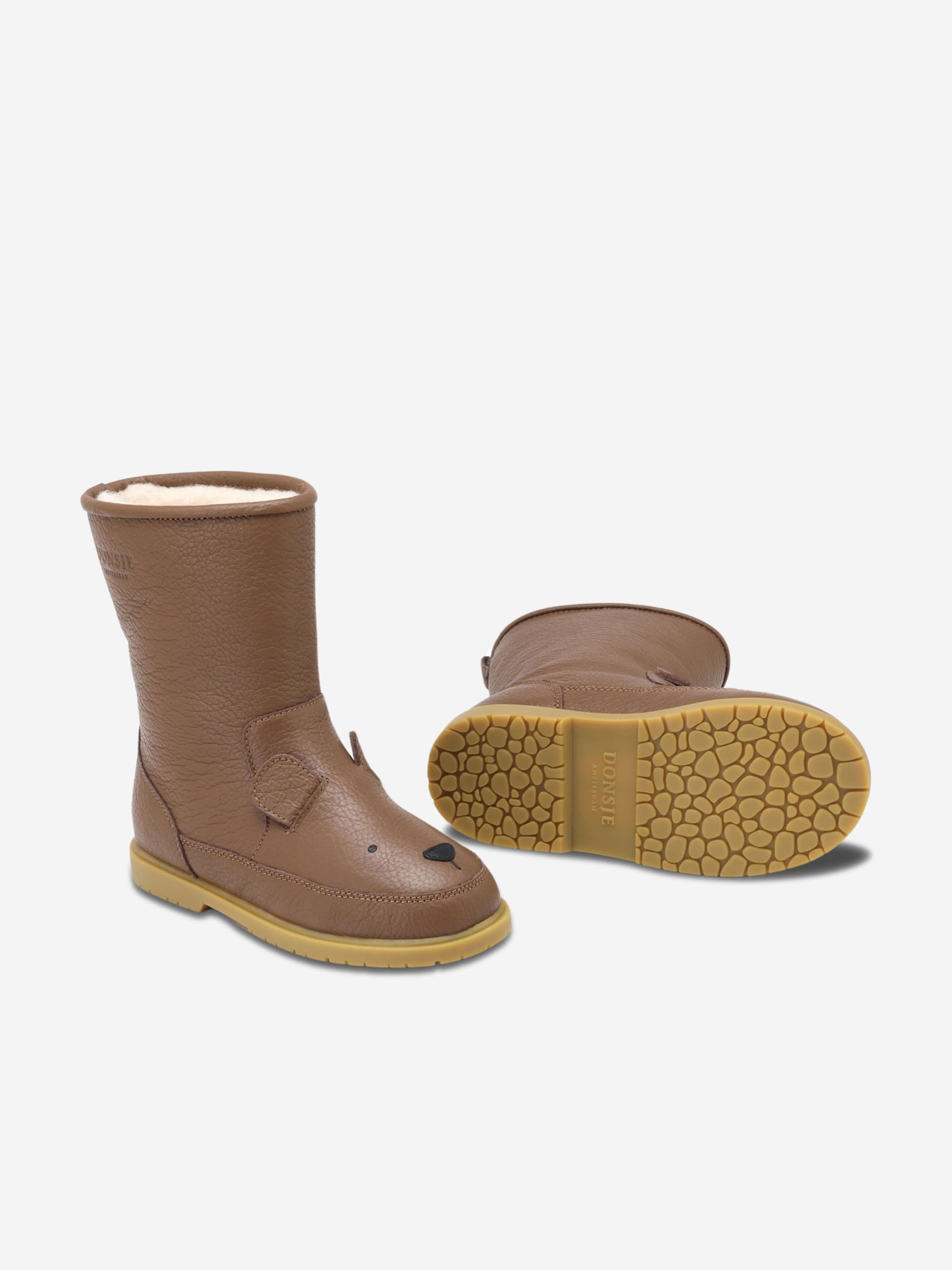 Donsje Kids Wadudu Classic Bear Boots in Brown Clearance Footlocker Pictures