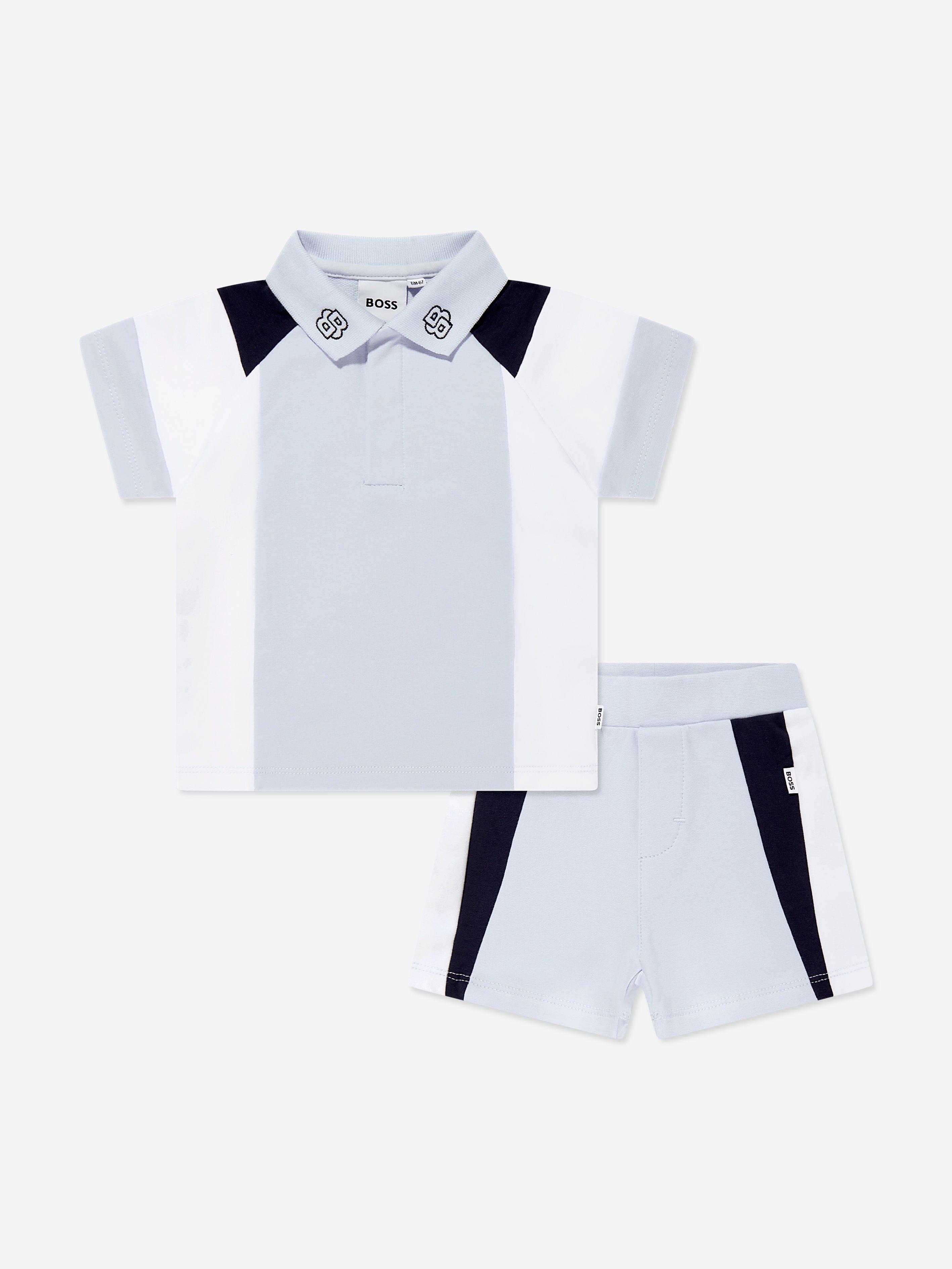 BOSS Baby Boys Short Set in Blue Free Shipping Hot Sale
