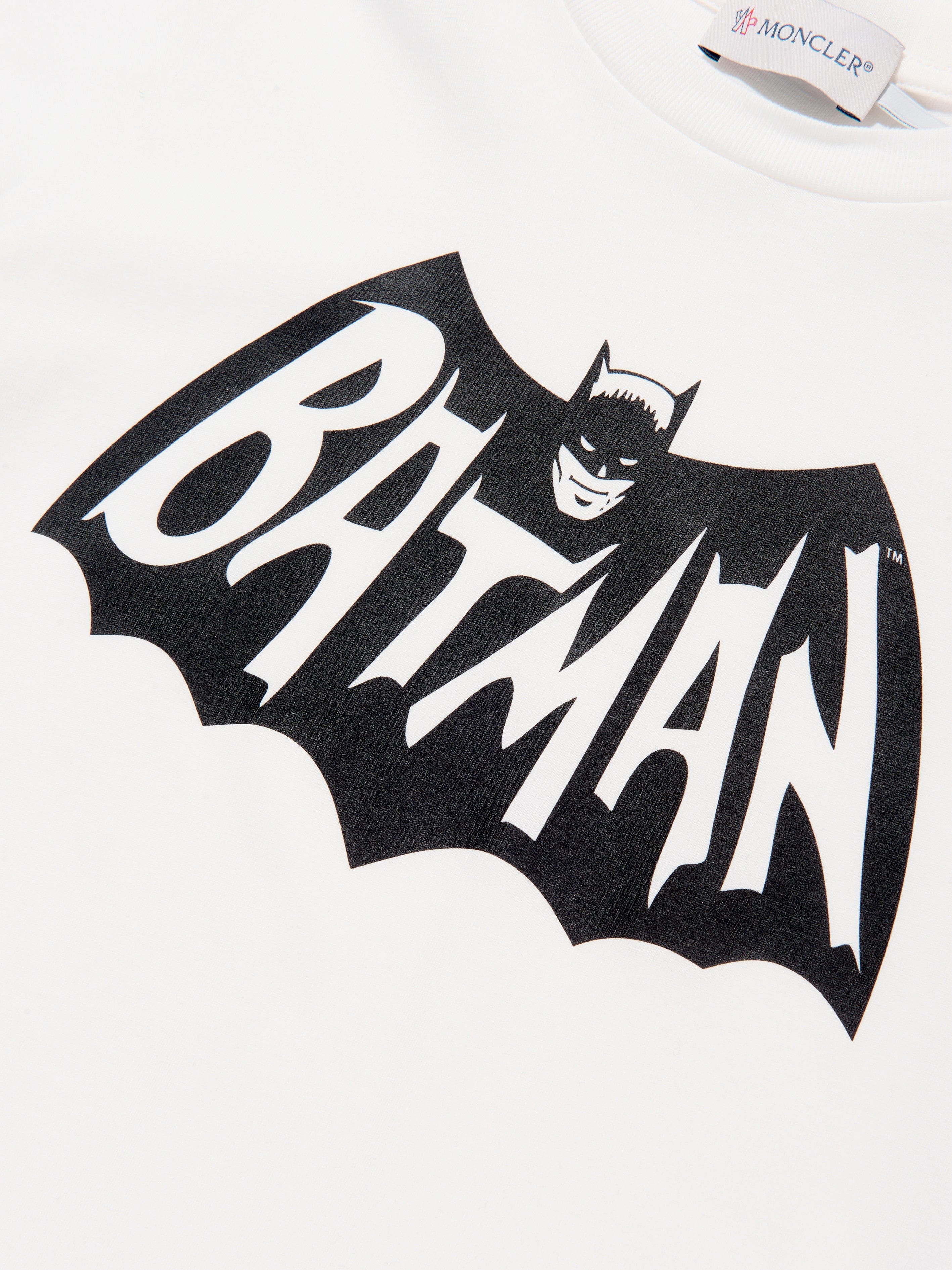 Moncler Enfant Boys Batman T-Shirt in White With Paypal Online