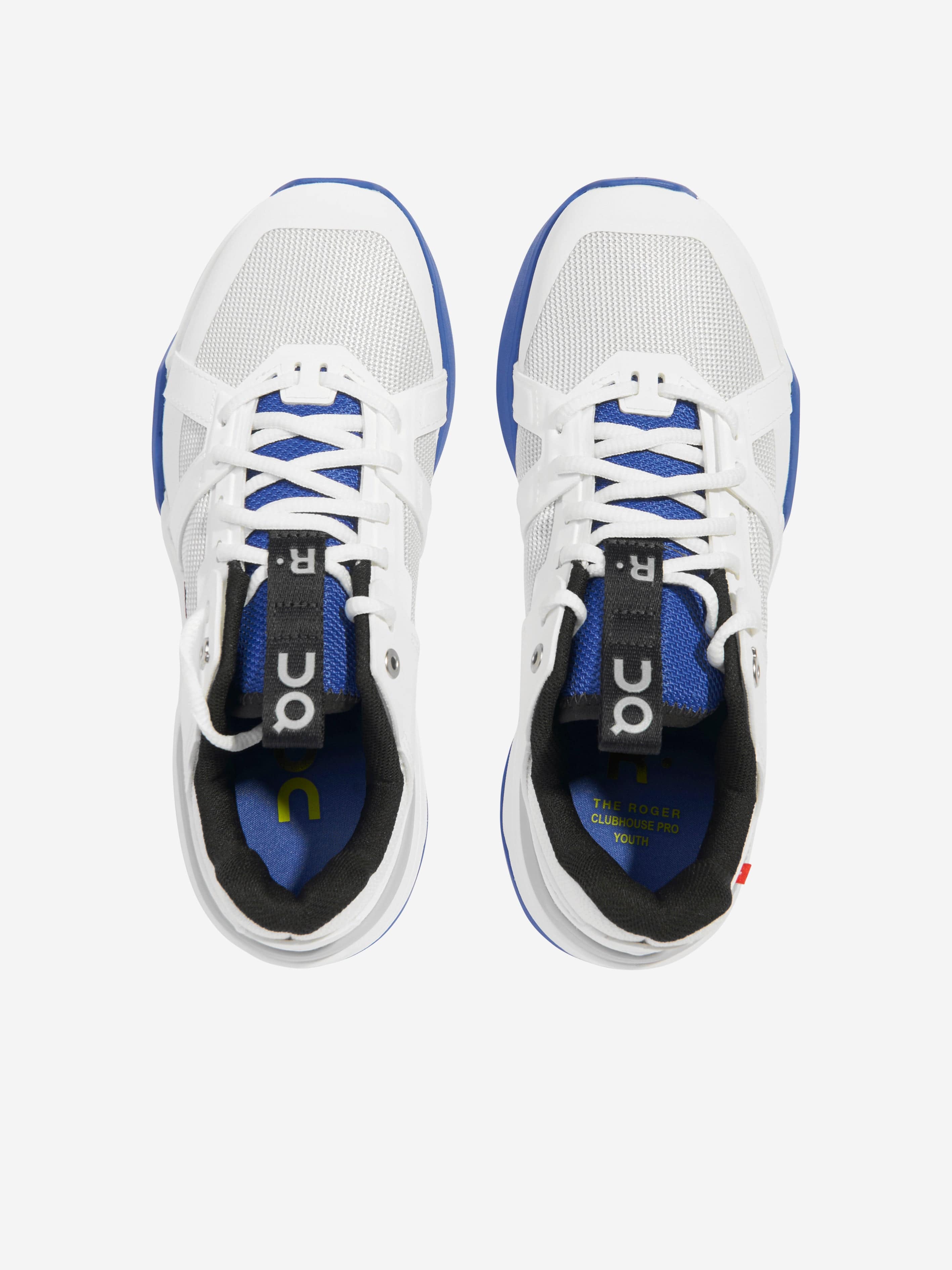 On Running Kids The Roger CH Pro Youth Trainers in White Discount Fashion Style