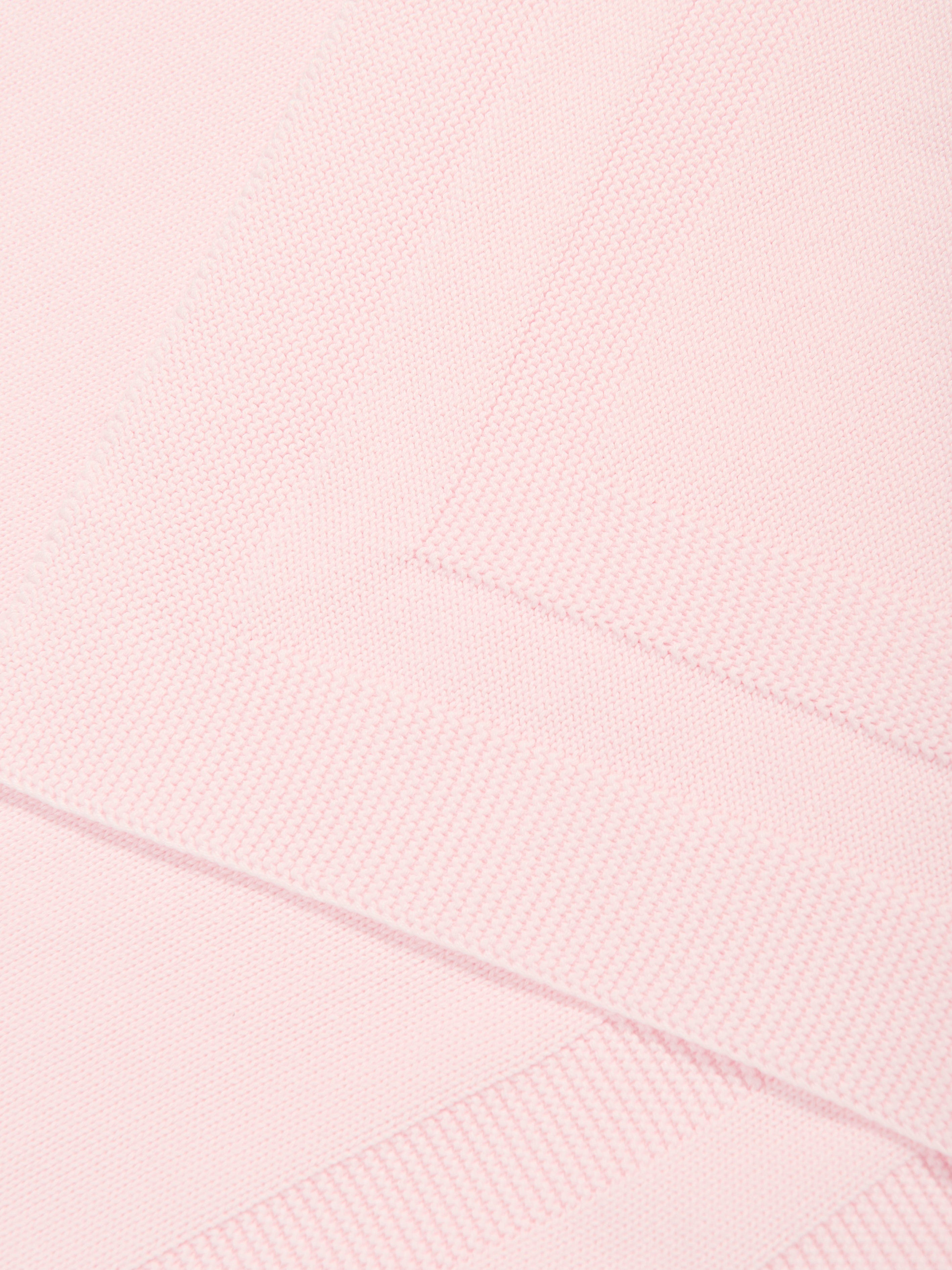 Baby Girls Cotton Daisy Blanket in Pink (73cm) Good Selling Online
