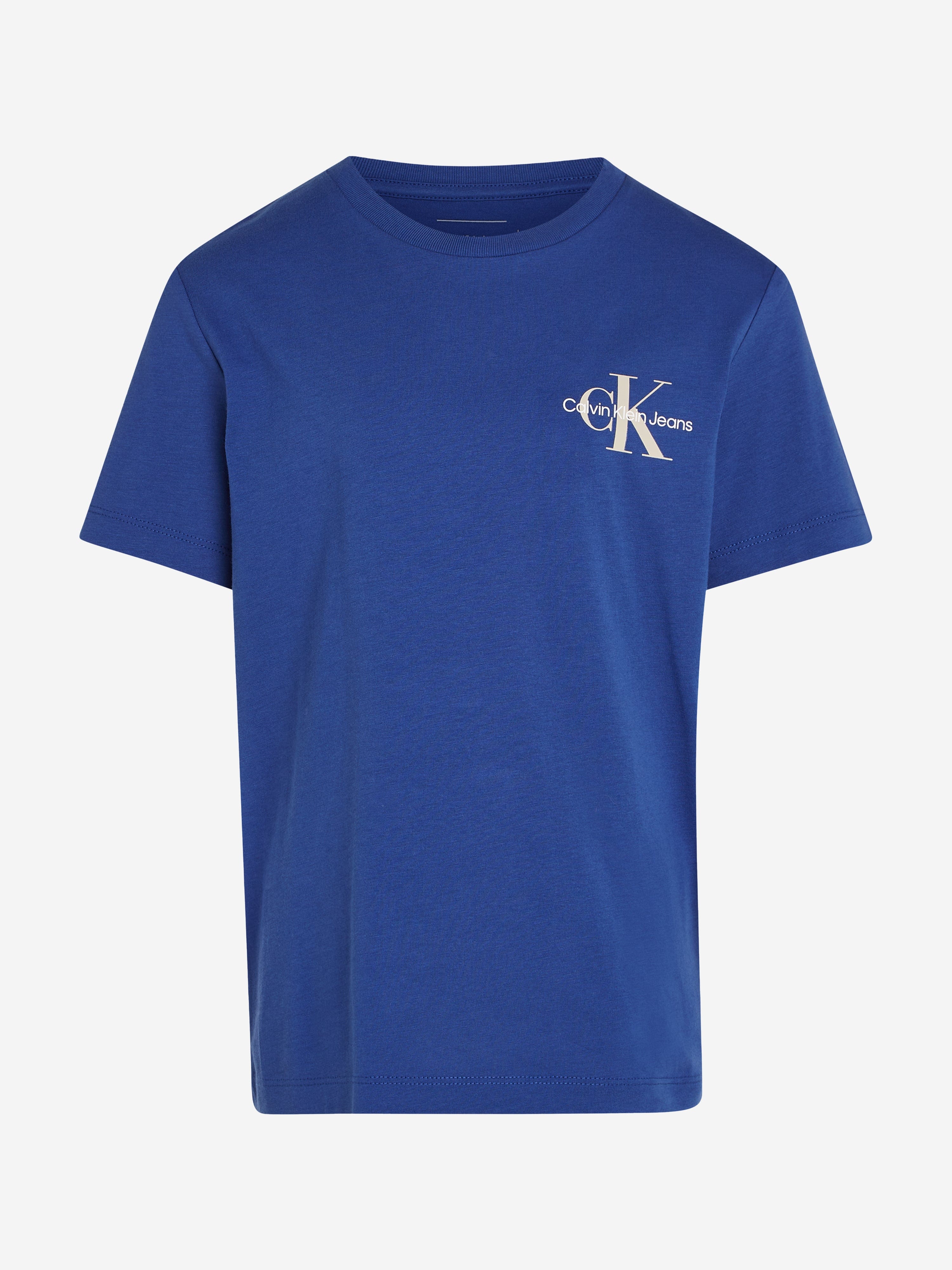 Kids Chest Monogram T-Shirt in Blue Cheap Online