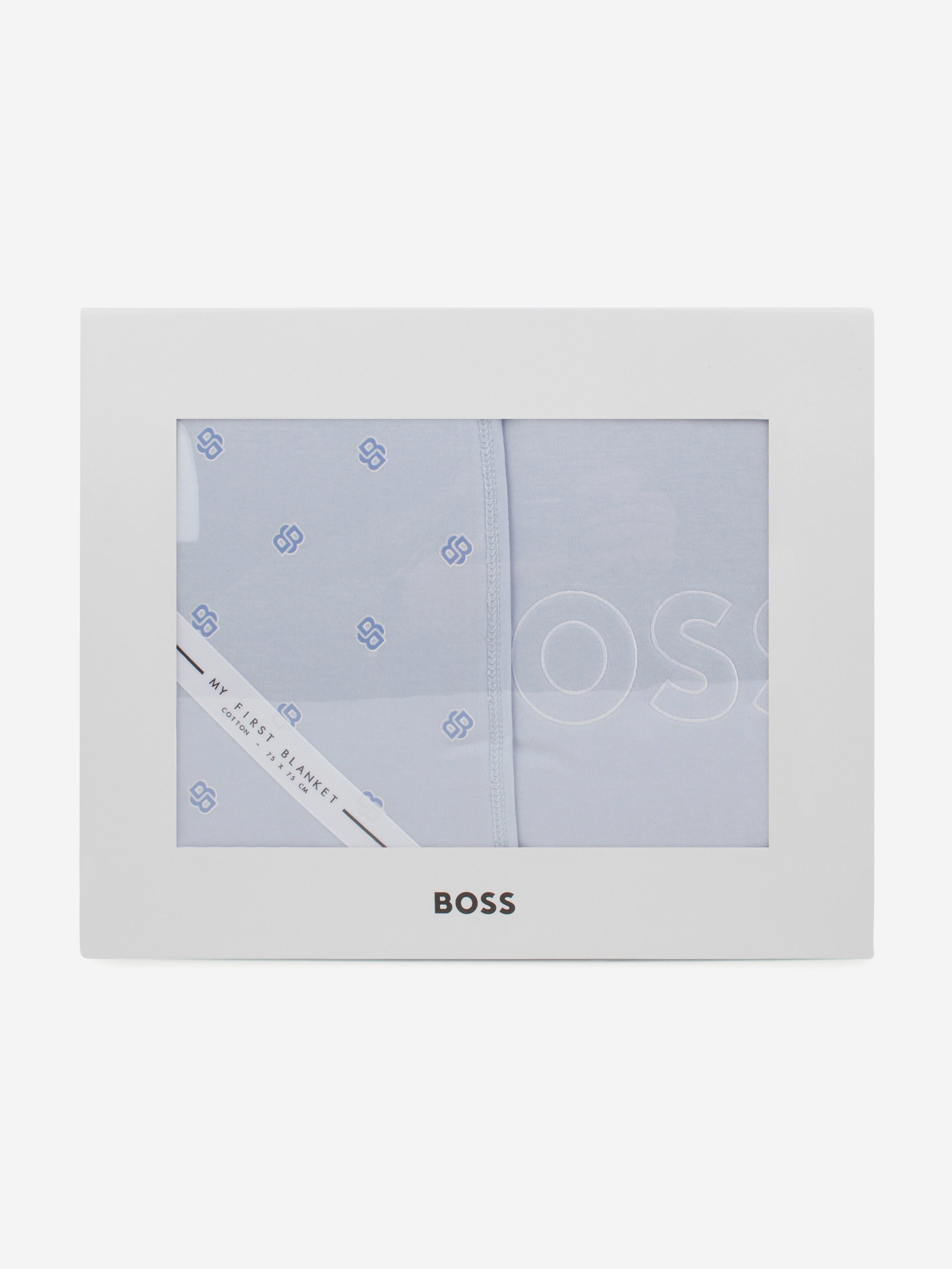 BOSS Baby Double B Logo Blanket in Blue Buy Cheap Get Authentic