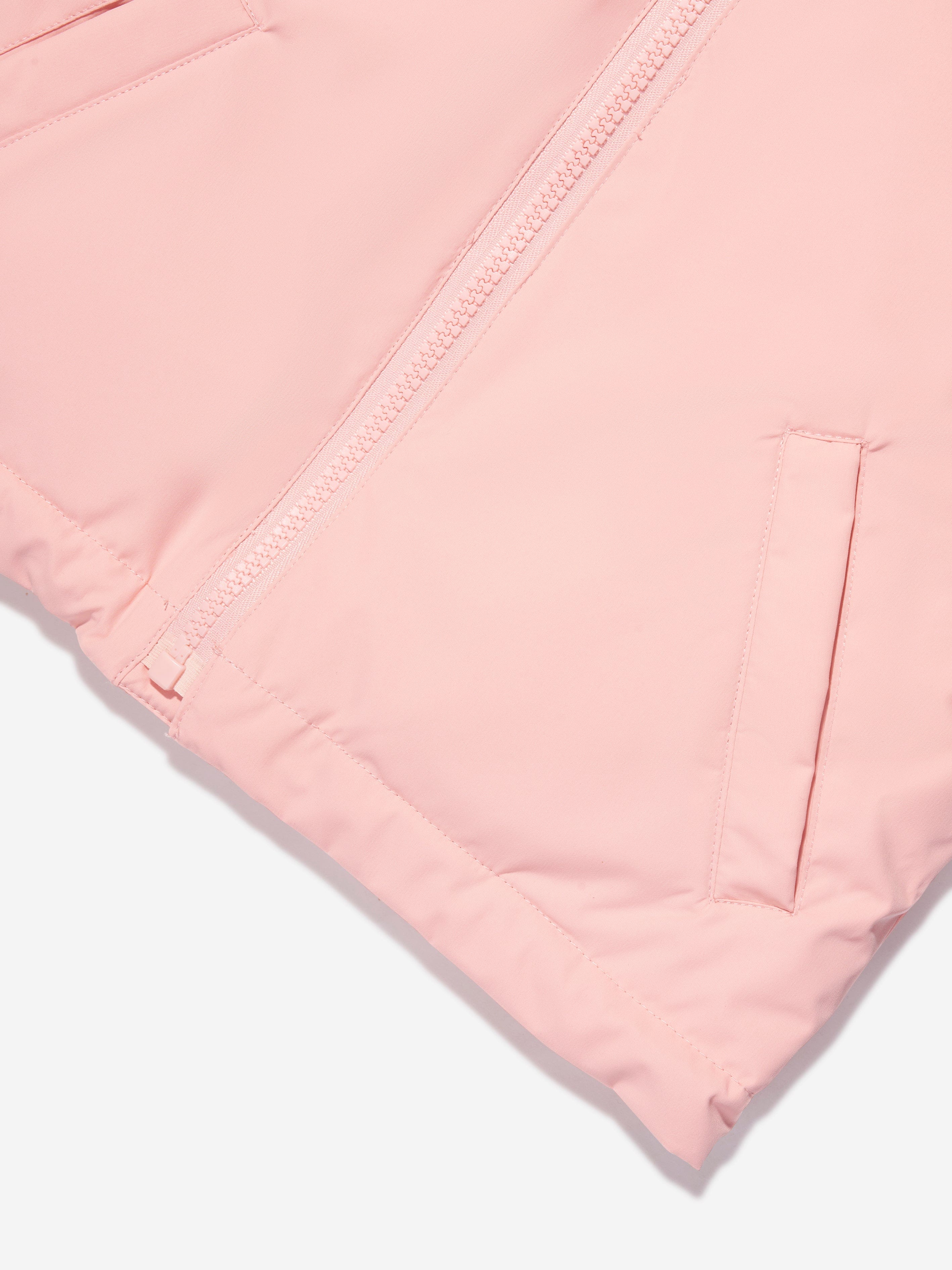 KENZO Girls Down Padded Gilet in Pink Visa Payment For Sale