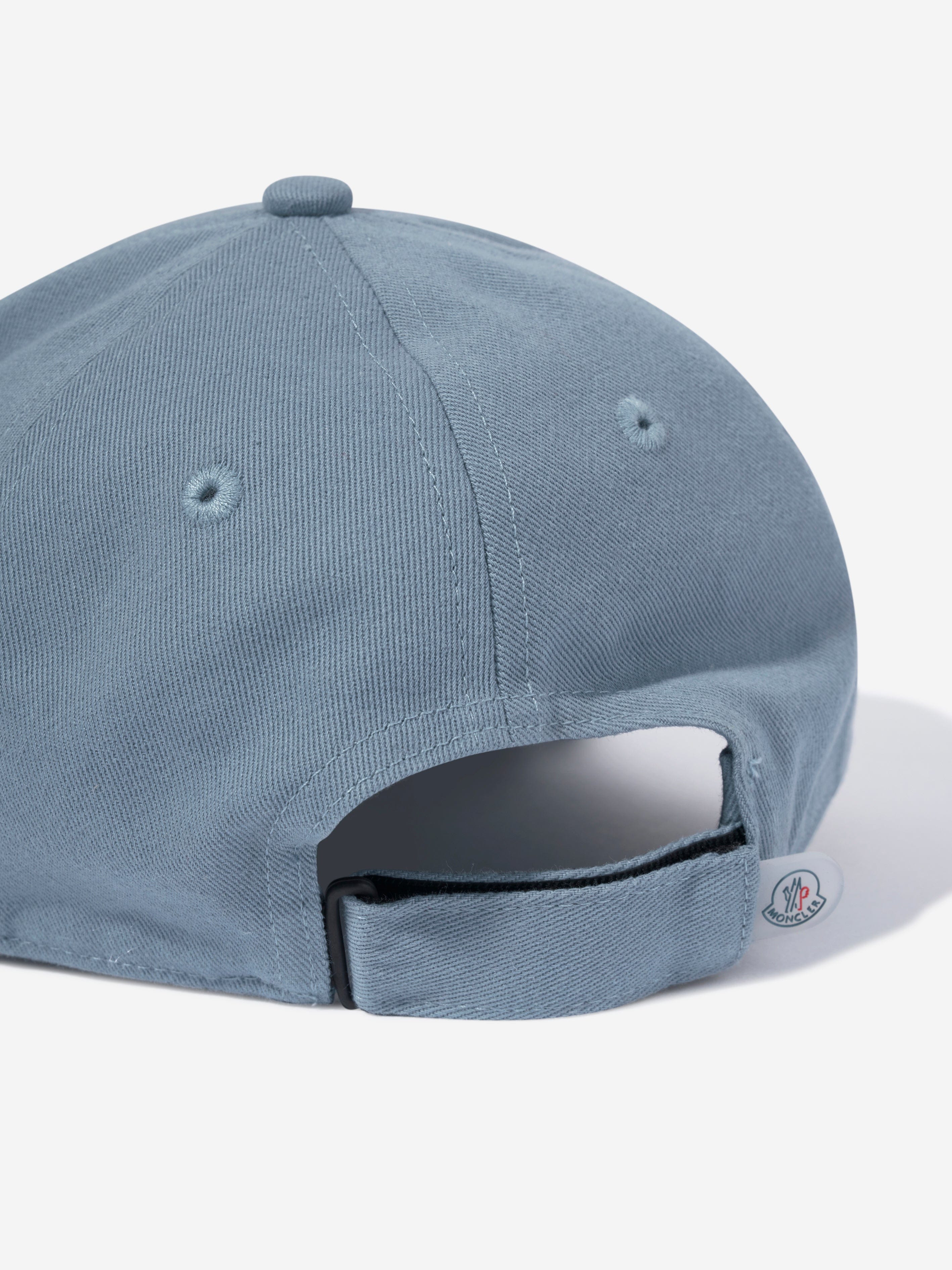 Moncler Enfant Boys Logo Baseball Cap in Blue Sale Finishline