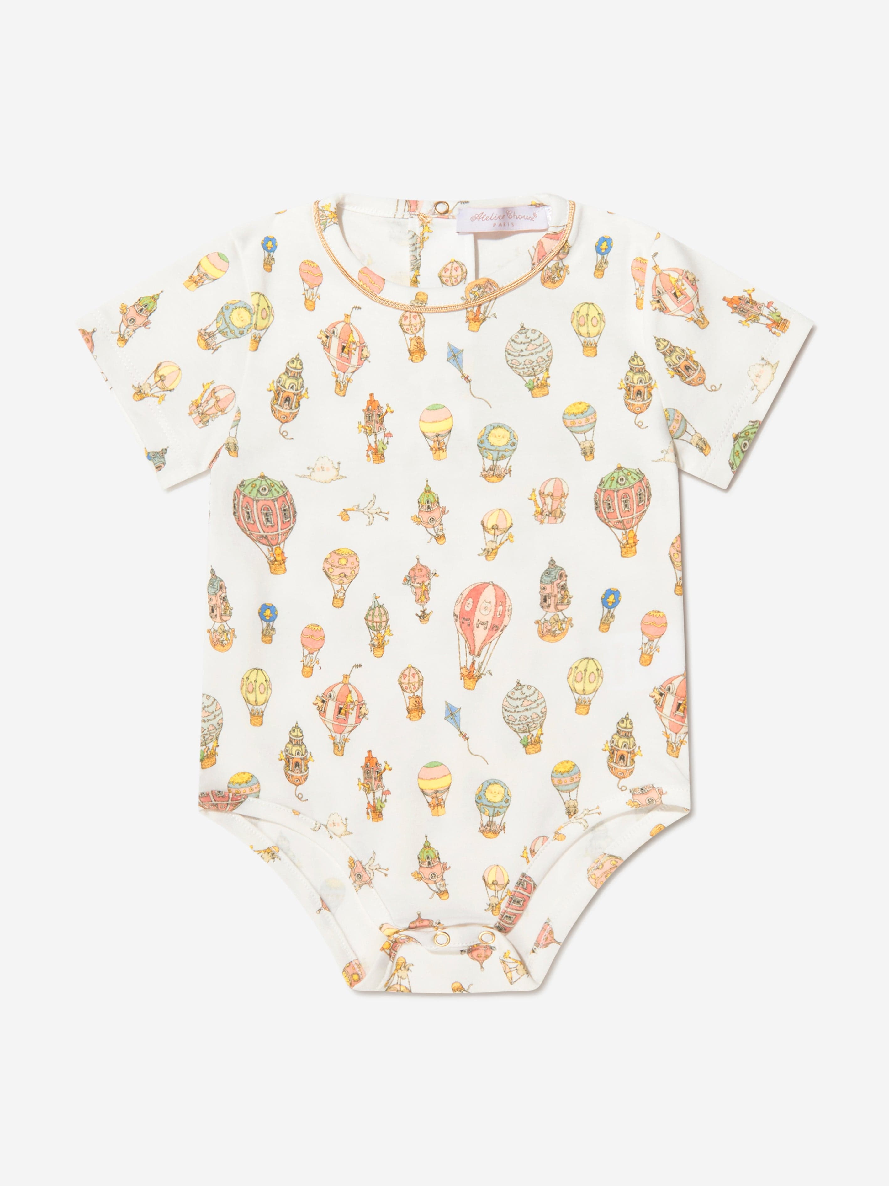 Atelier Choux Baby Classic Balloons Onesie Sale Hot Sale