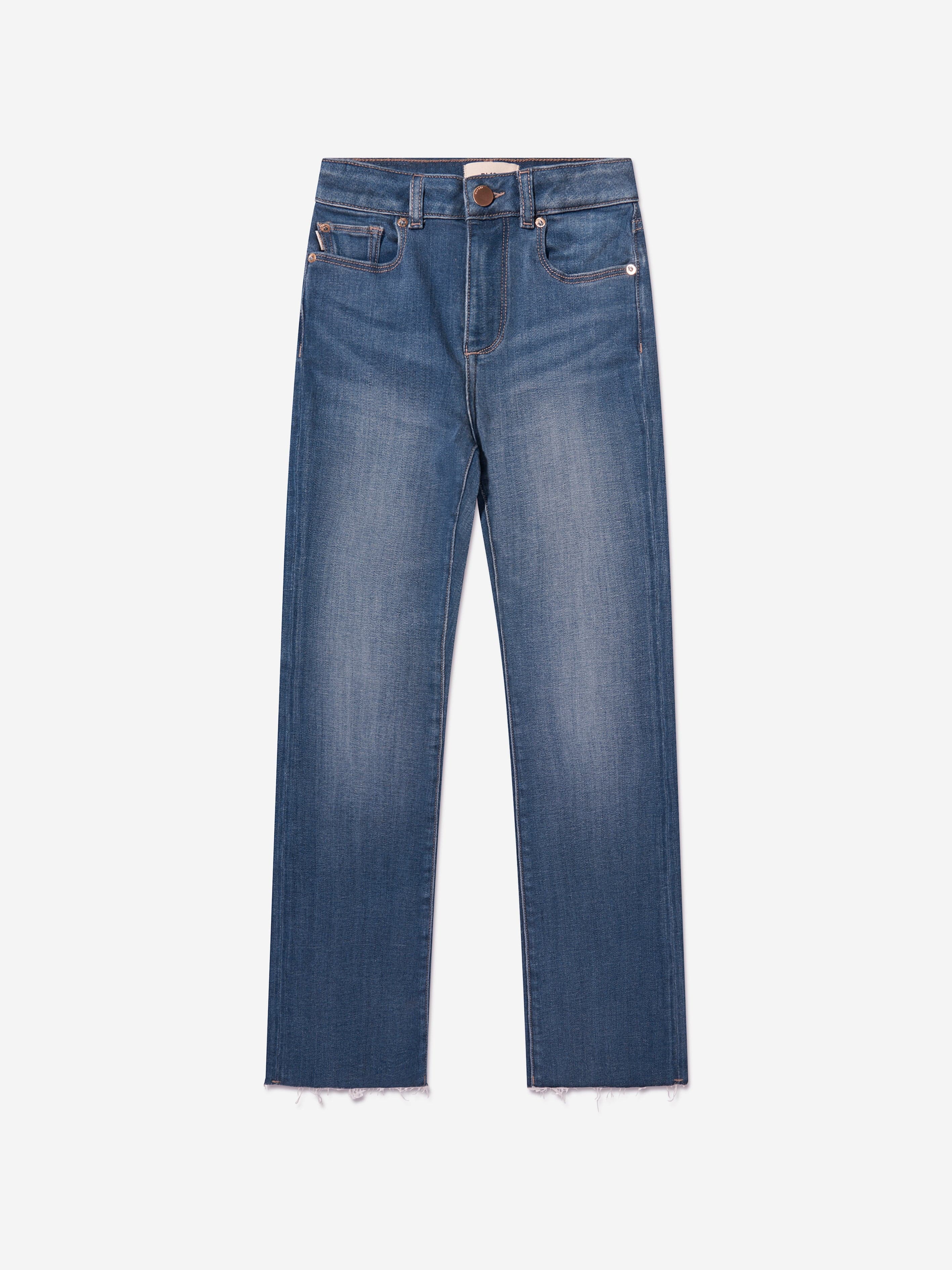 DL1961 Girls Claire Boot Cut Jeans in Blue High Quality Cheap Pice