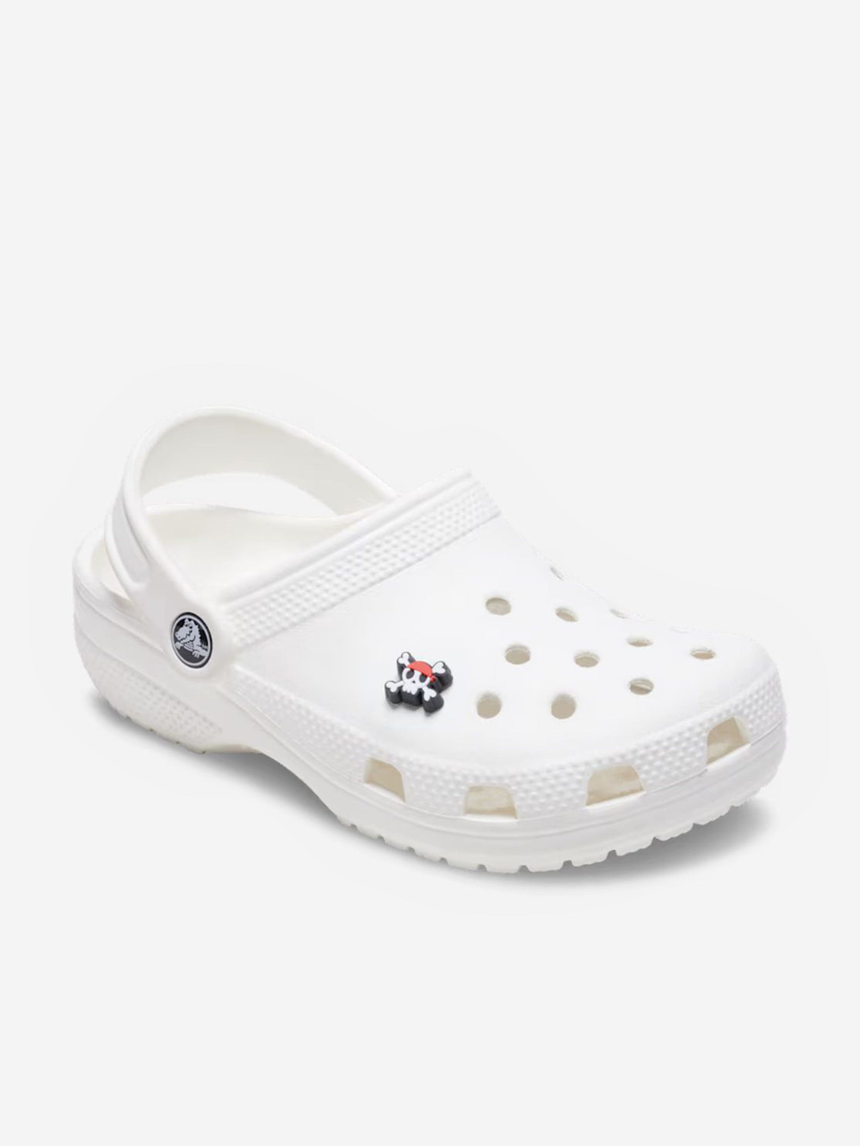 Crocs Kids Tiny Pirate Skull Jibbitz Charm in White Browse Cheap Pice