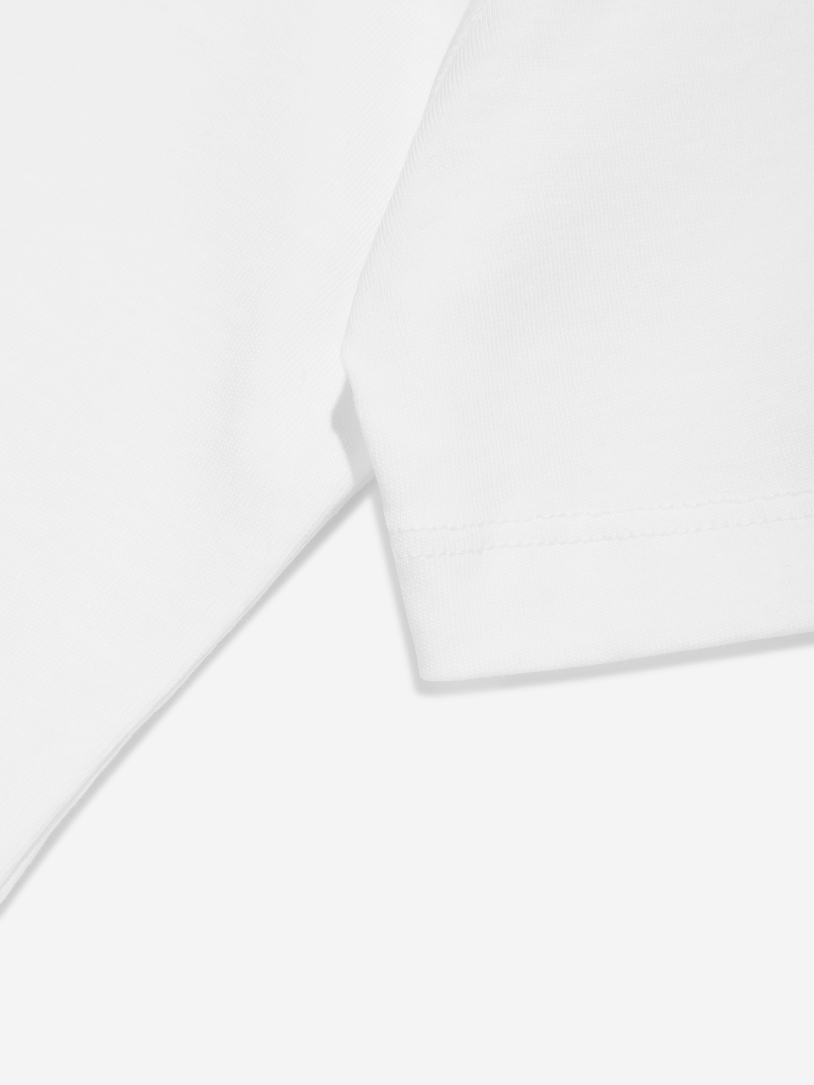Roberto Cavalli Boys Hawk Logo T-Shirt in White Outlet Websites