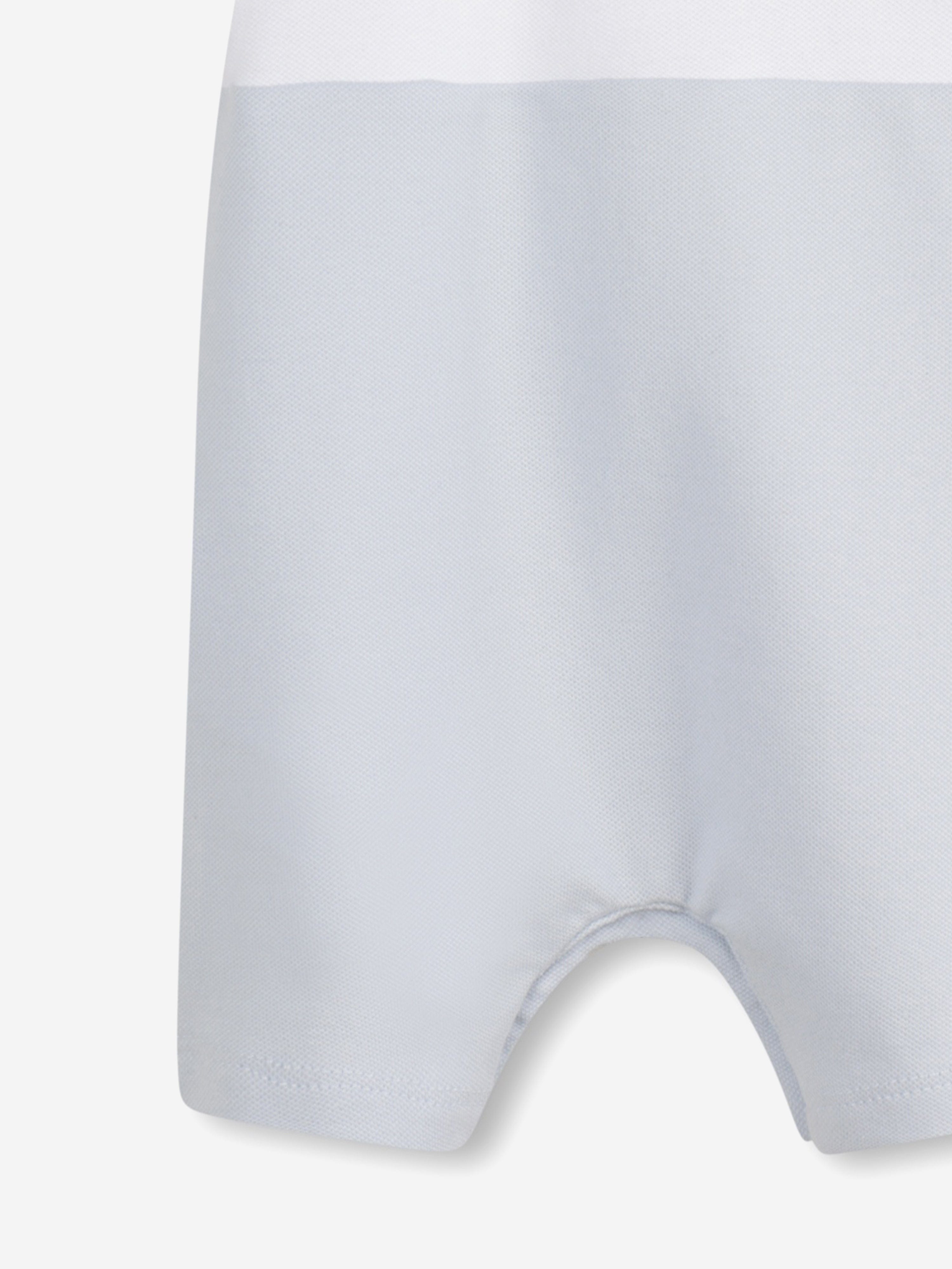 BOSS Baby Boys Logo Print Romper in Blue Cheap Sale Now