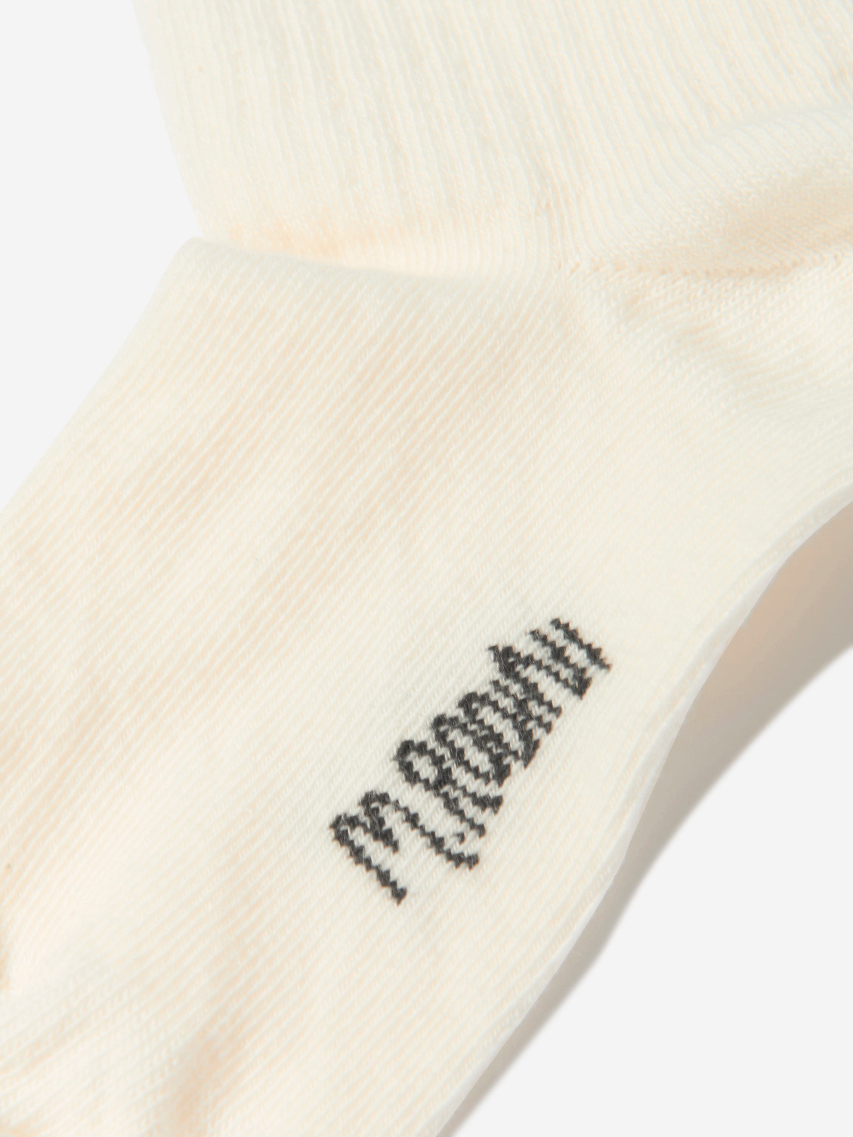 Mini Rodini Kids Sporty Socks in White Latest