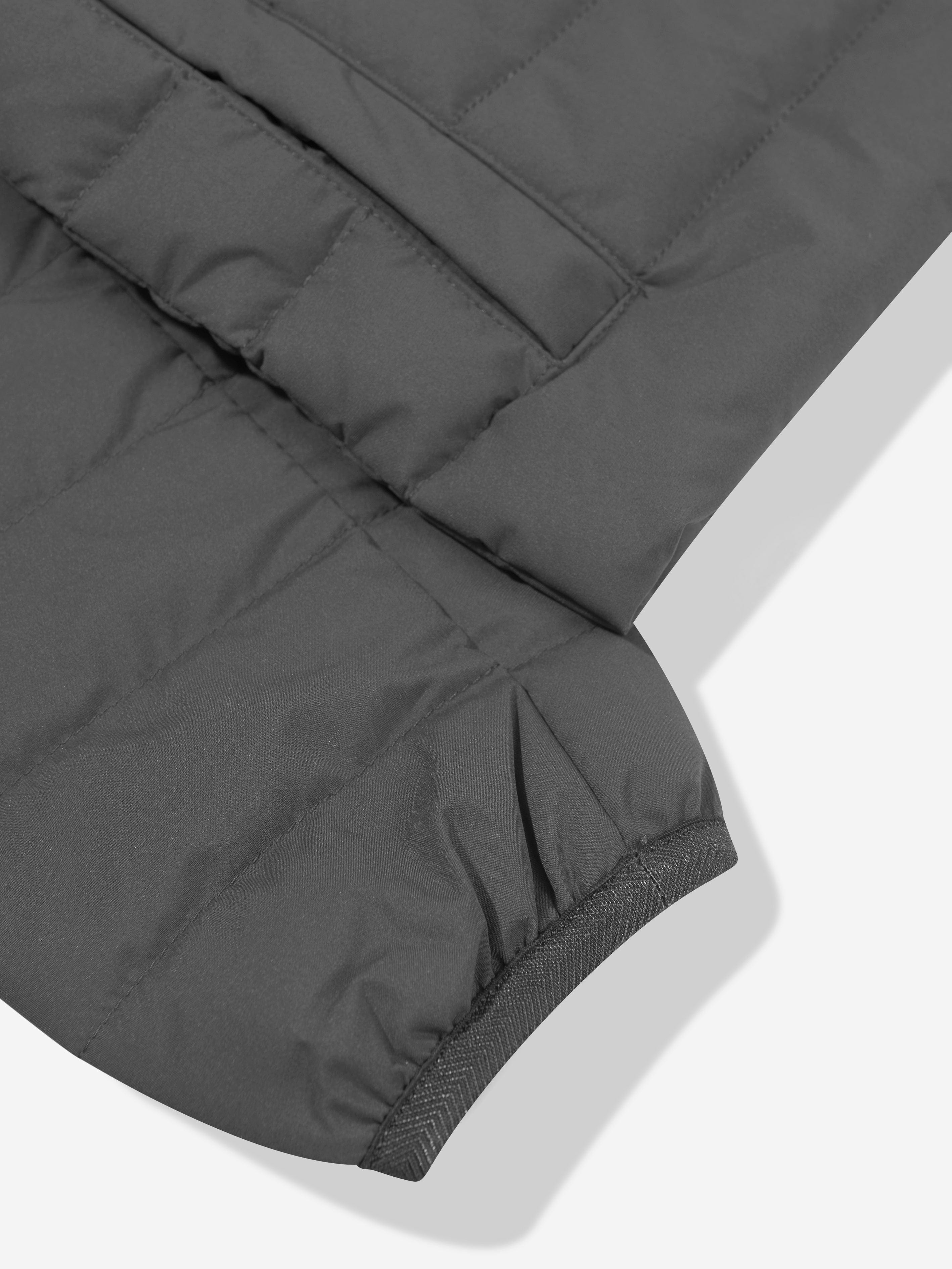 Emporio Armani Boys Down Padded Jacket in Grey Top Quality For Sale