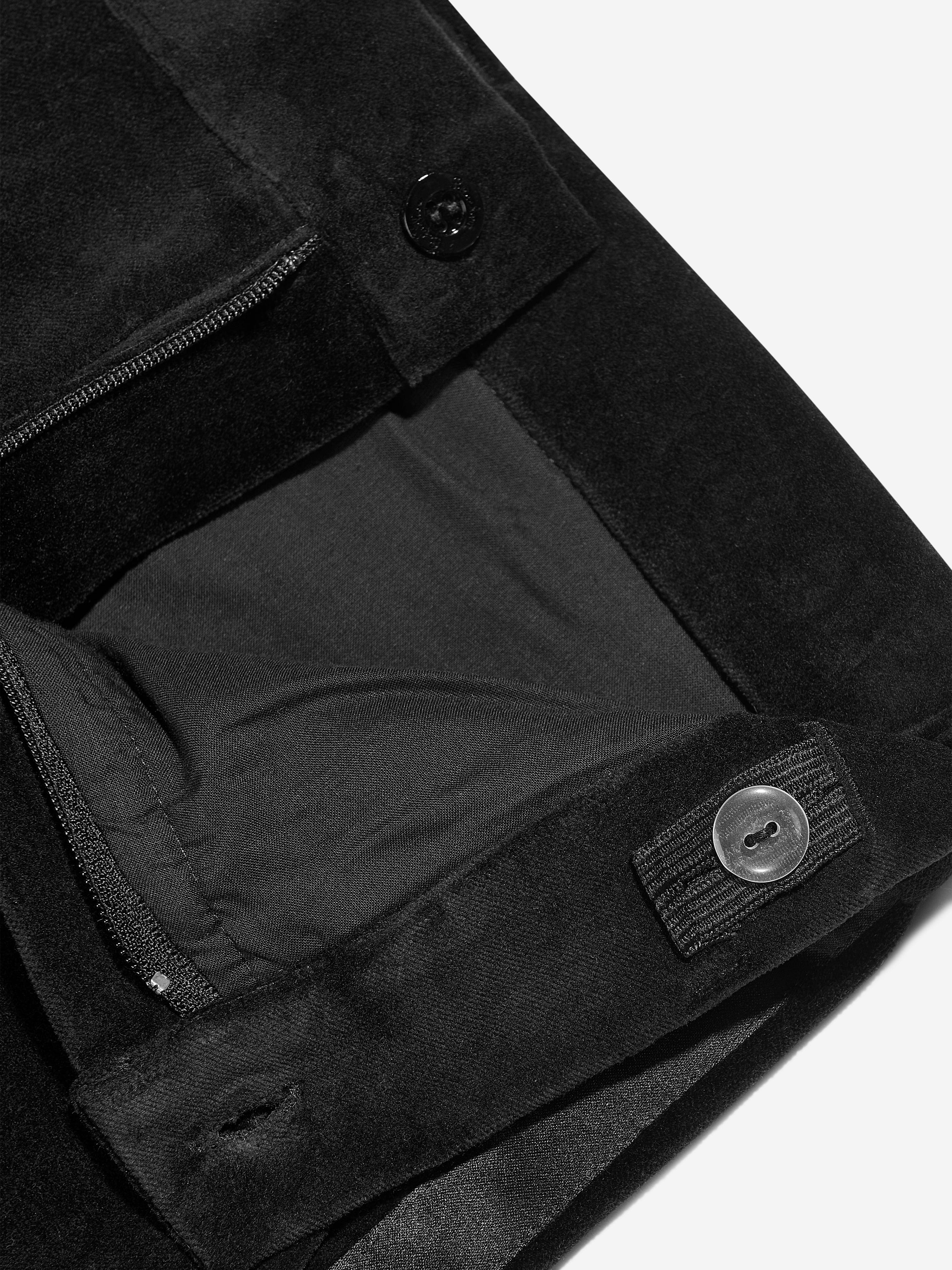 Patachou Boys Cotton Trousers in Black Supply Sale Online